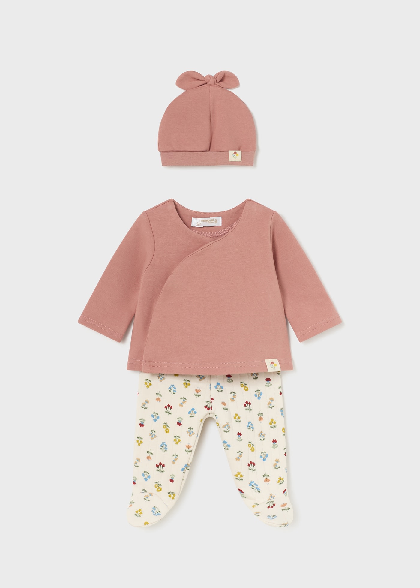 Newborn 3 Piece Print Pants Set