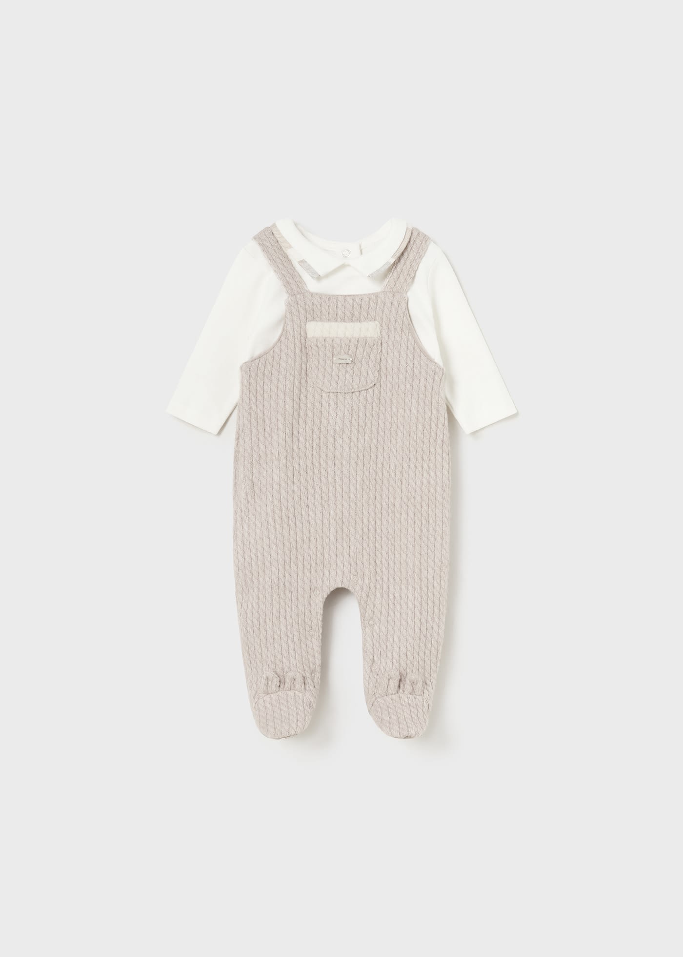 Newborn Boy Romper and Jacket Set