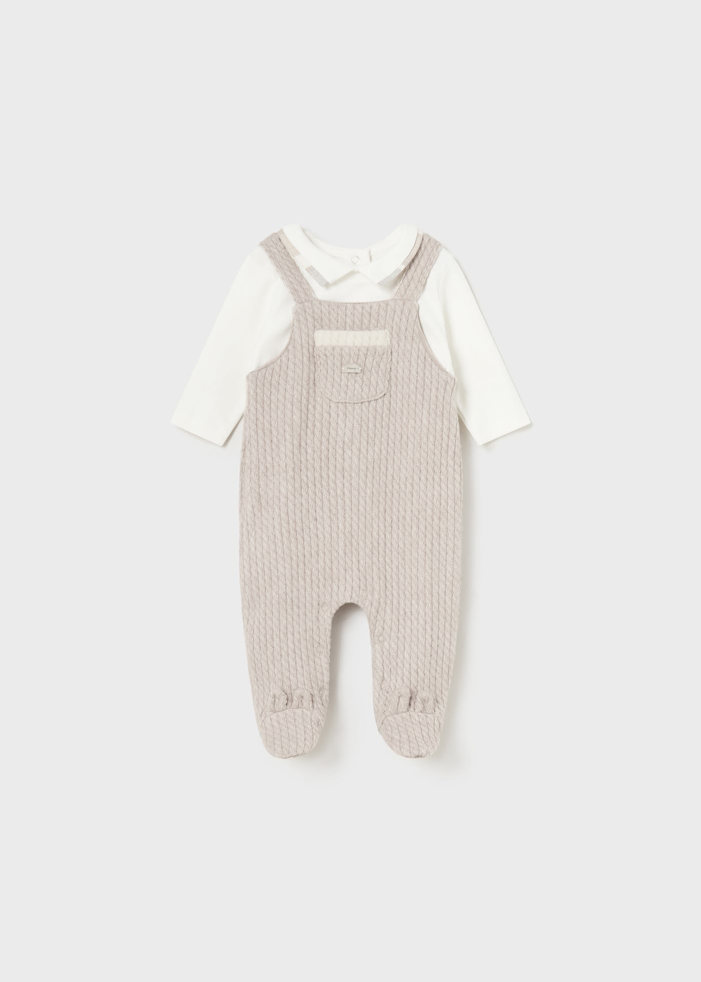 Set Strampler und Jacke Neugeborene Jungen