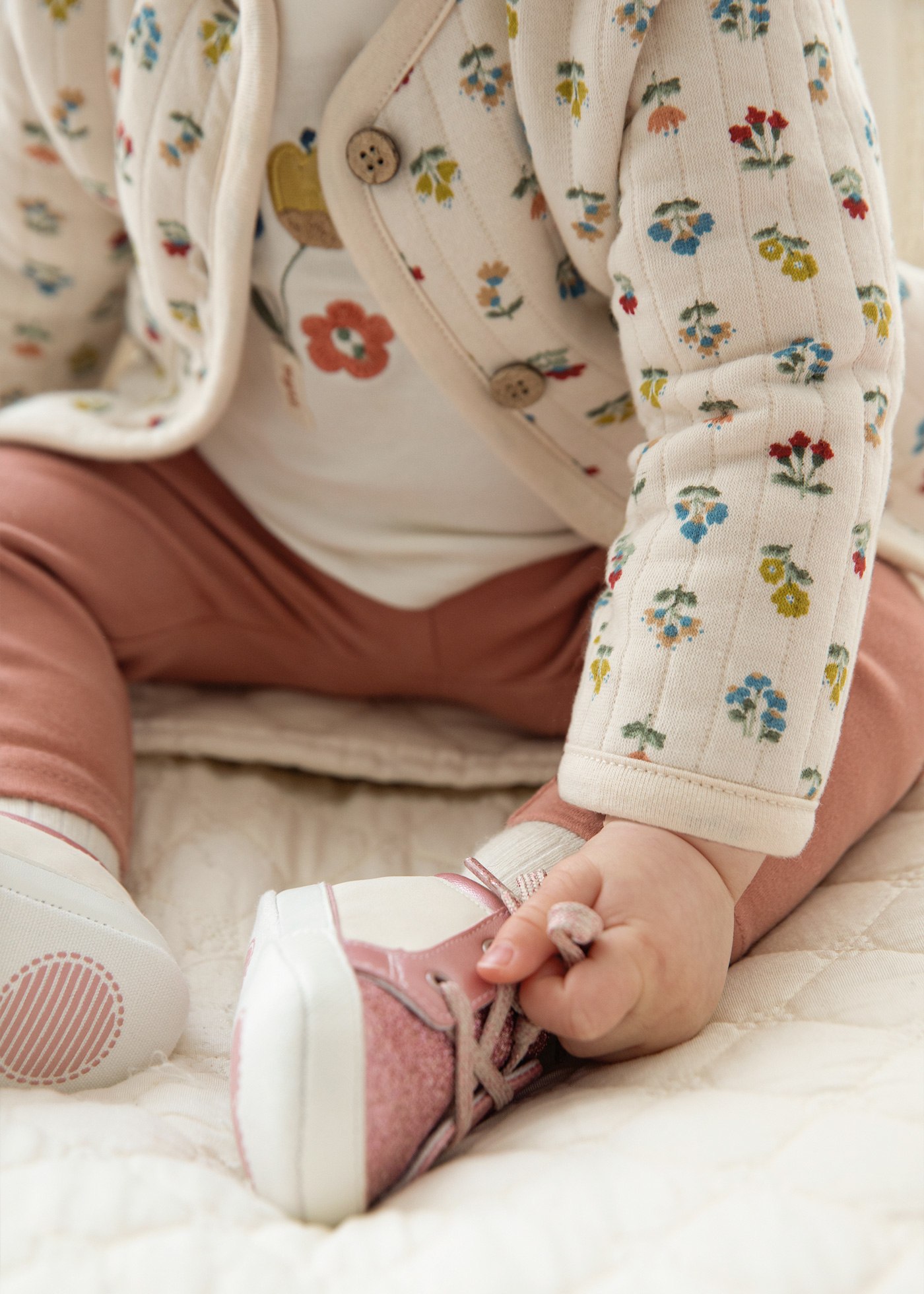 Newborn Girl 3 Piece Floral Set