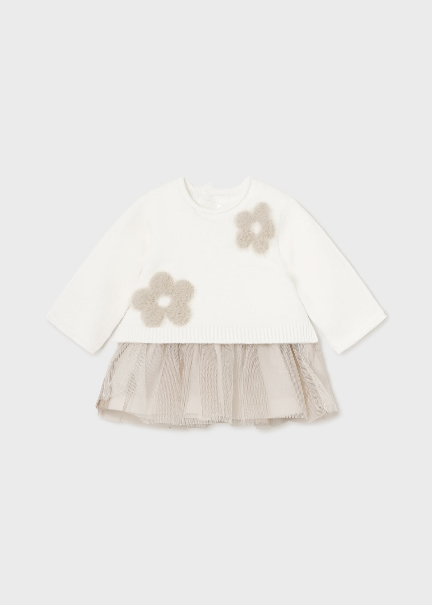 Rochie combinata tul nou-nascut
