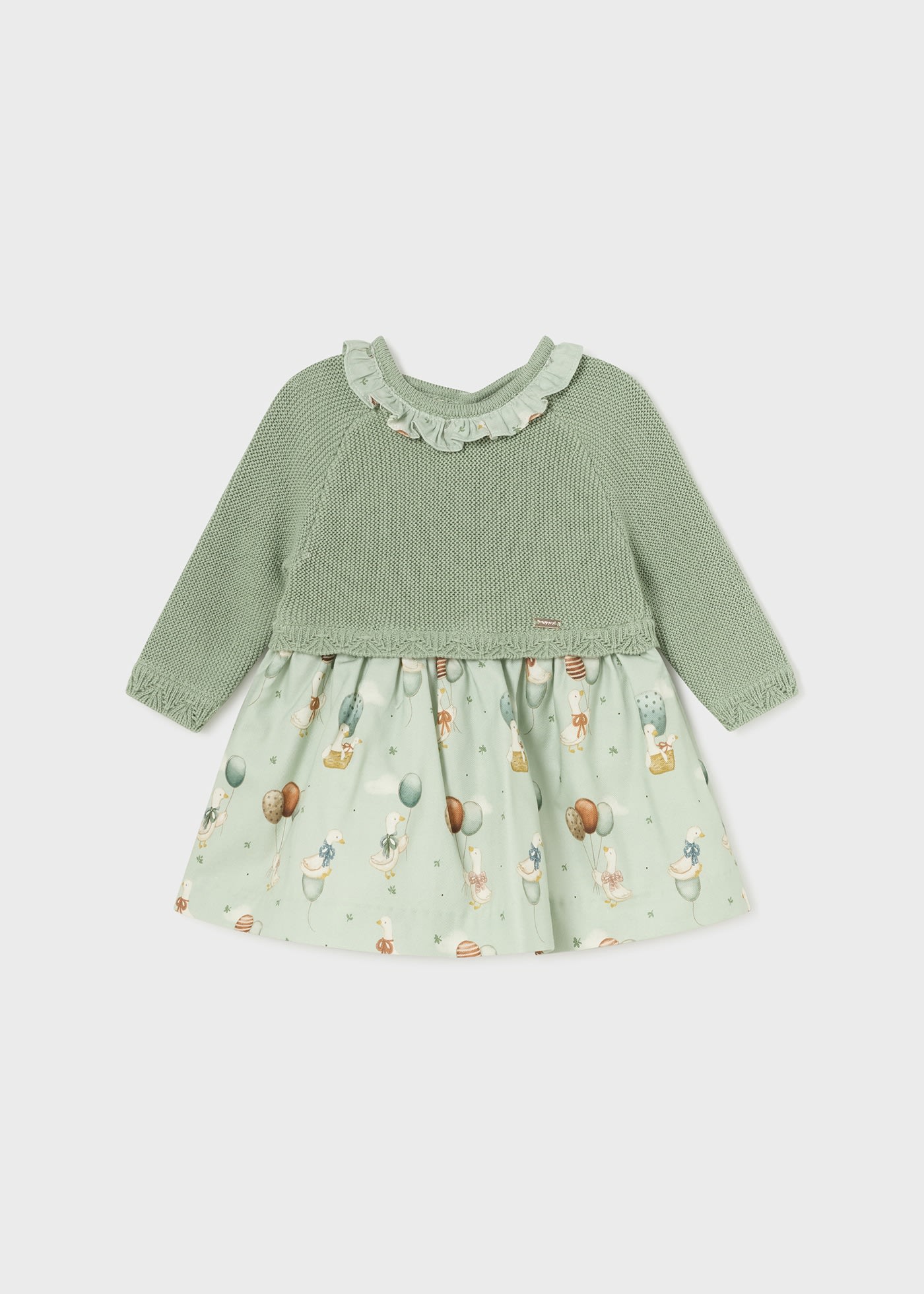 Newborn Combined Tricot Dress