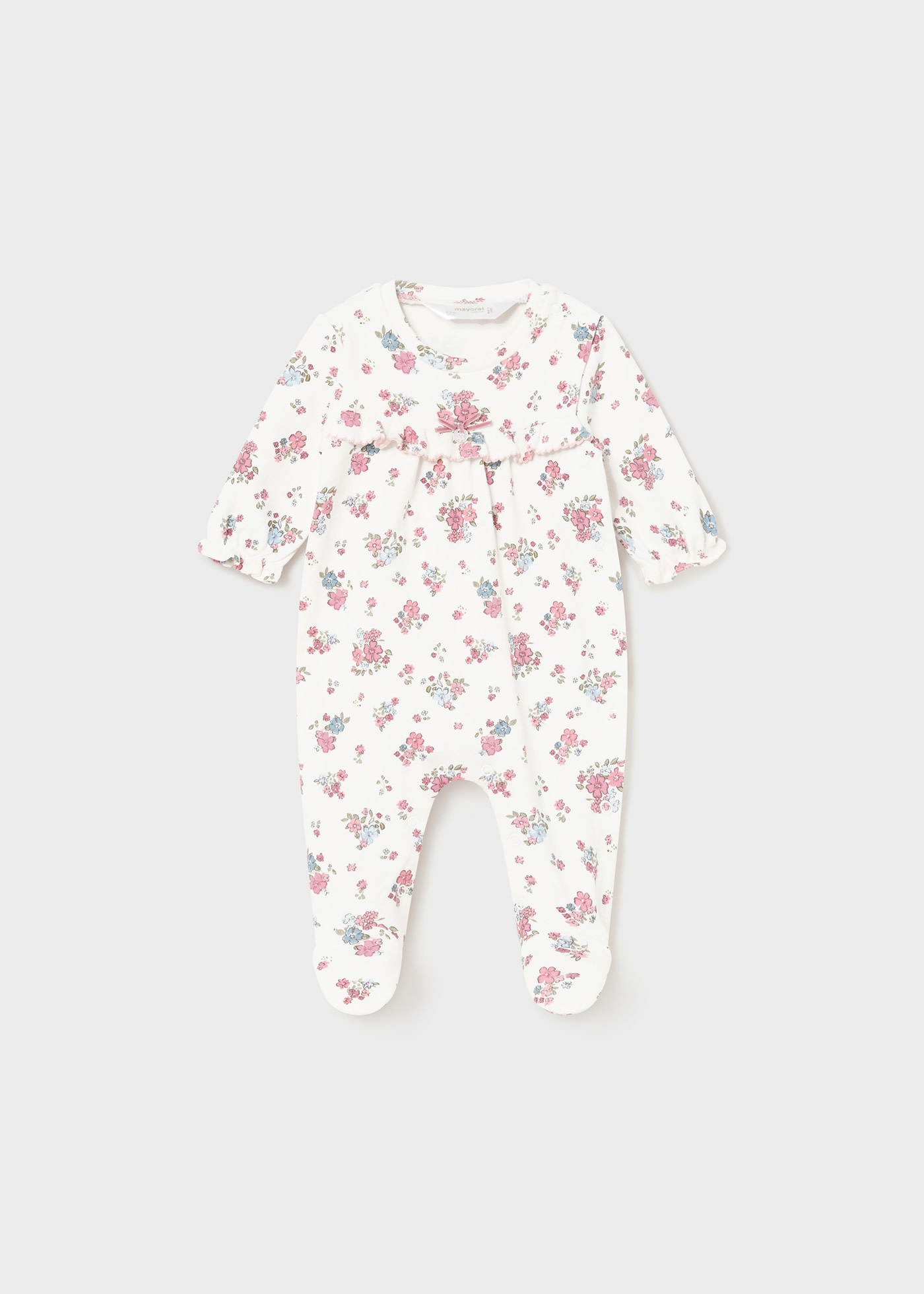 Newborn Girl Set of 2 Floral Rompers