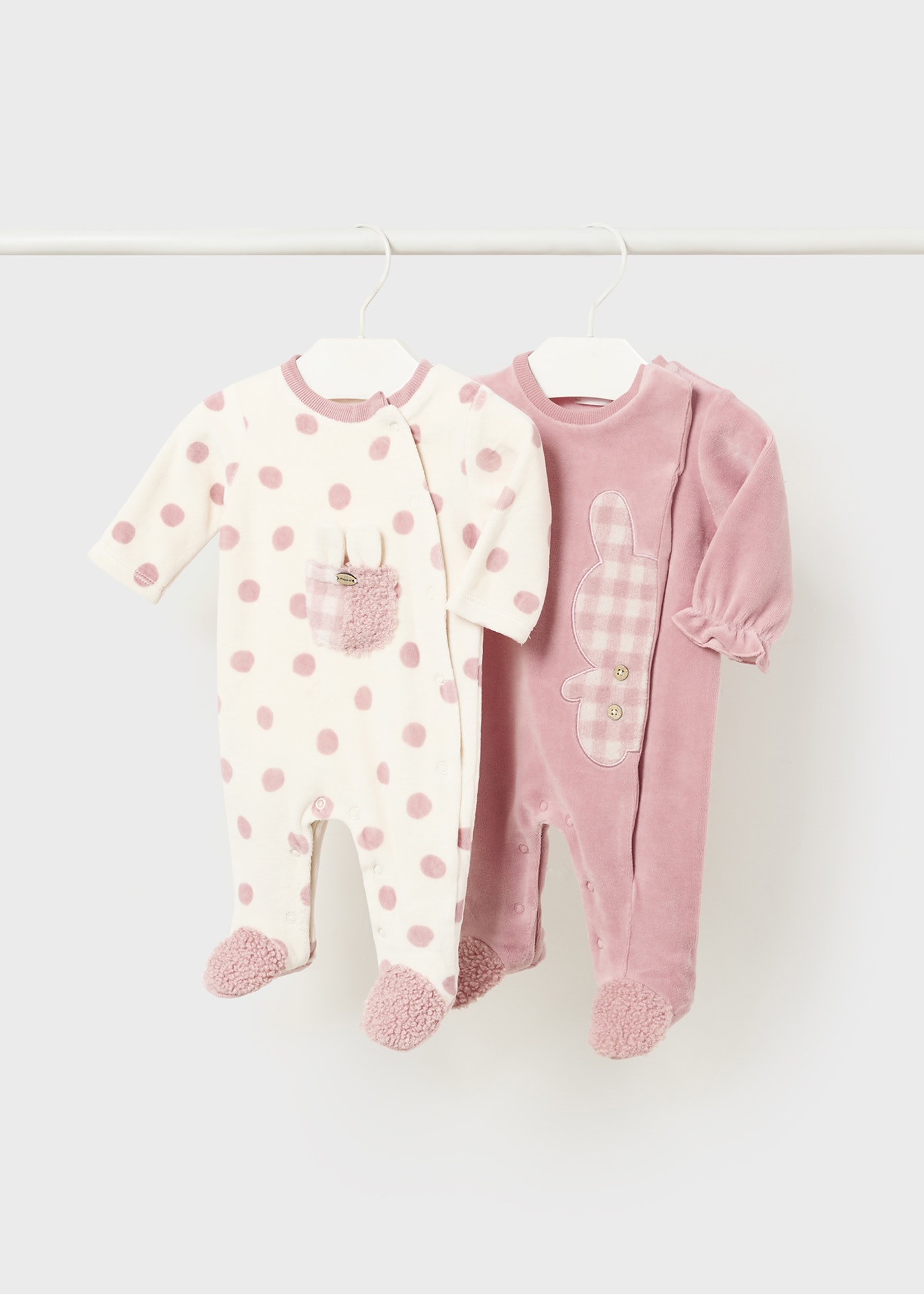 Newborn Set of 2 Animal One-Piece