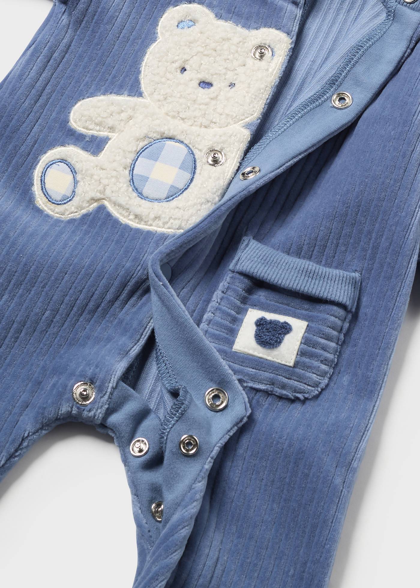Newborn Boy Corduroy Romper