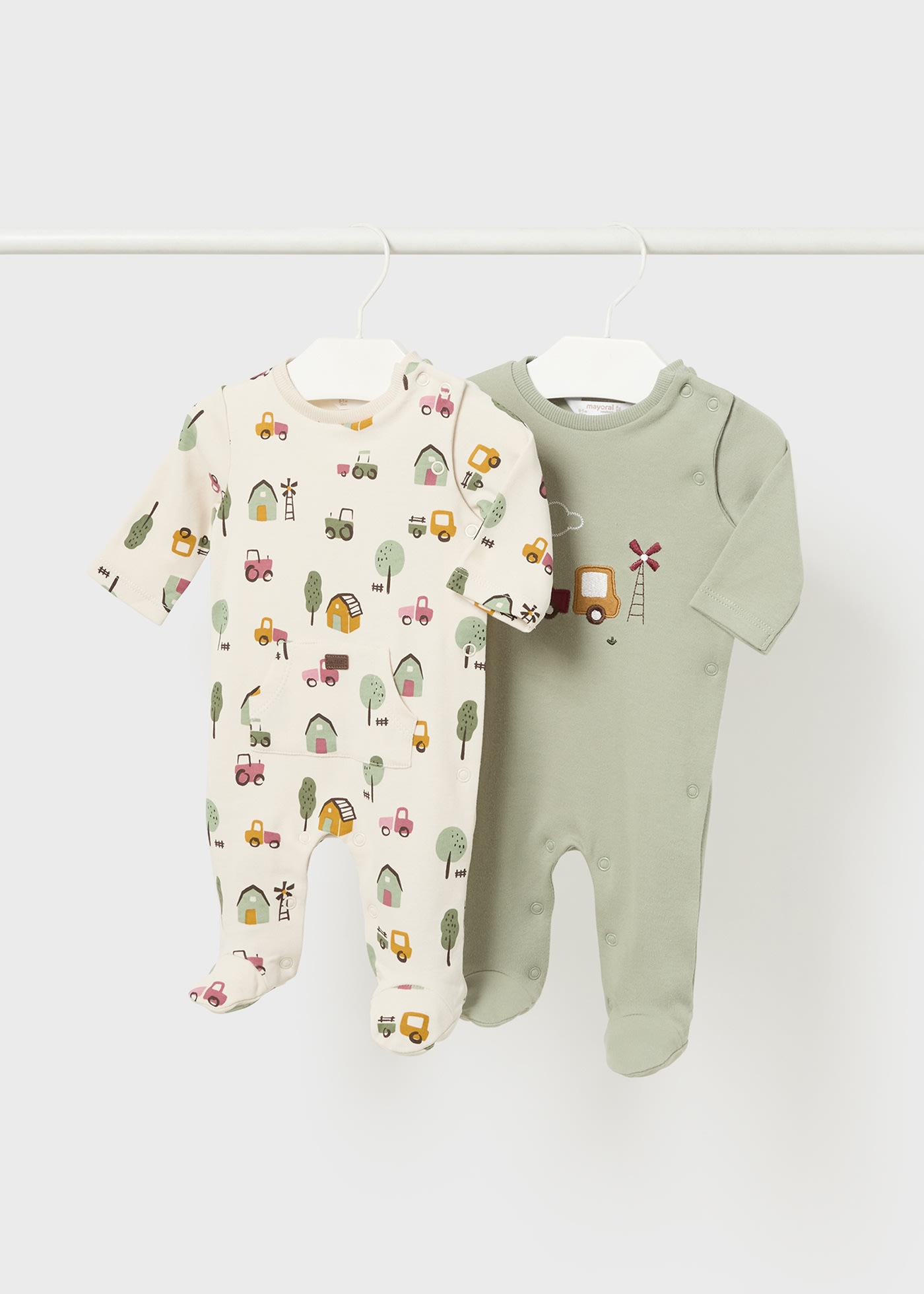 Newborn Boy Set of 2 Rompers