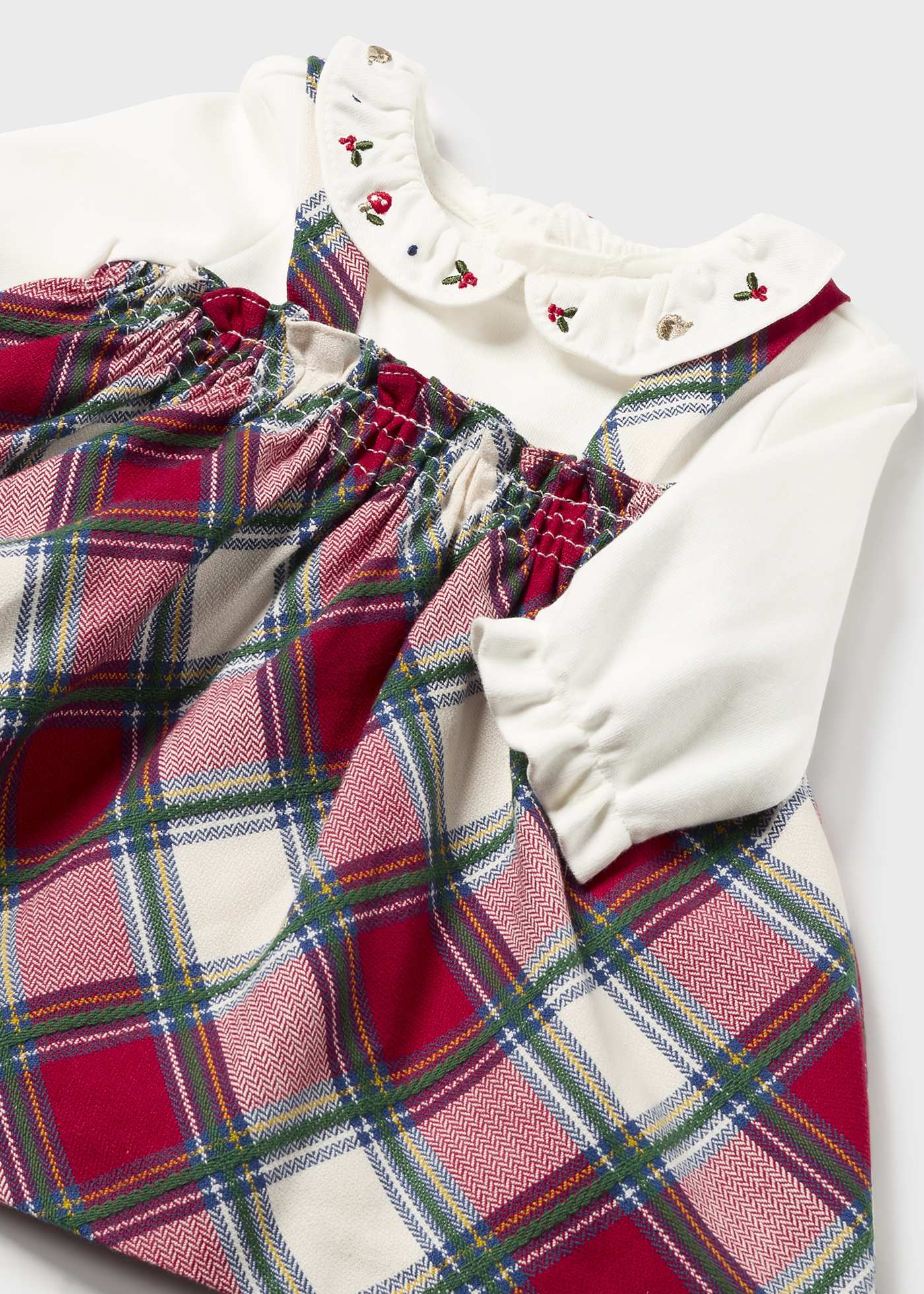 Newborn Girl Plaid Dress