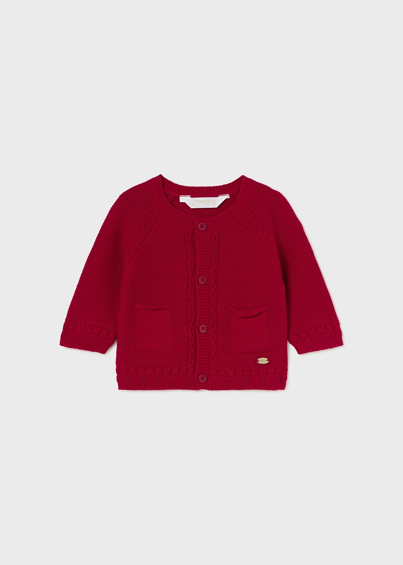 Cardigan in maglia neonato