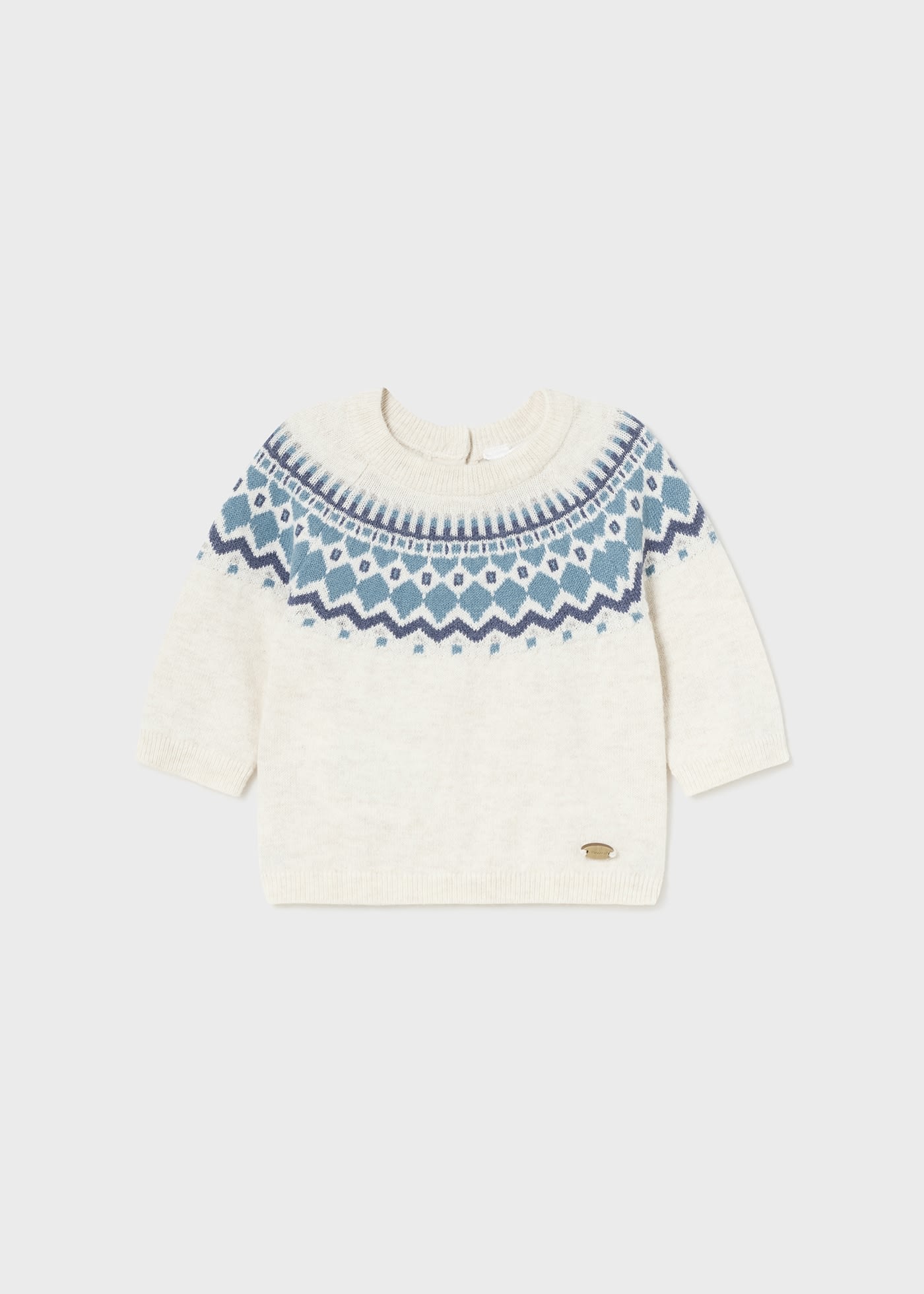 Camisola jacquard recém nascido