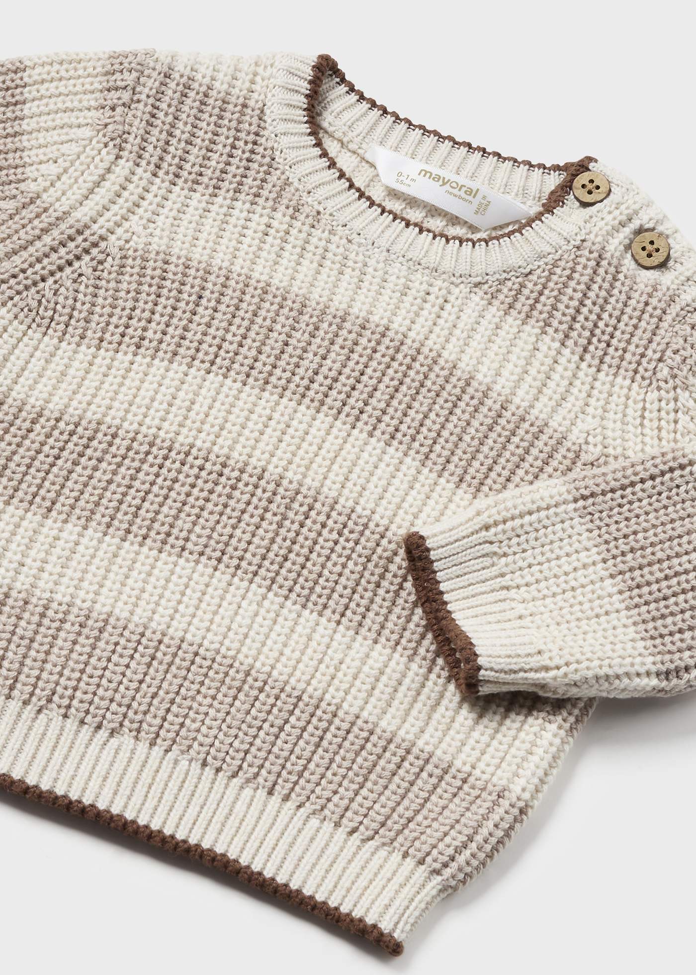 Newborn Boy Striped Jumper