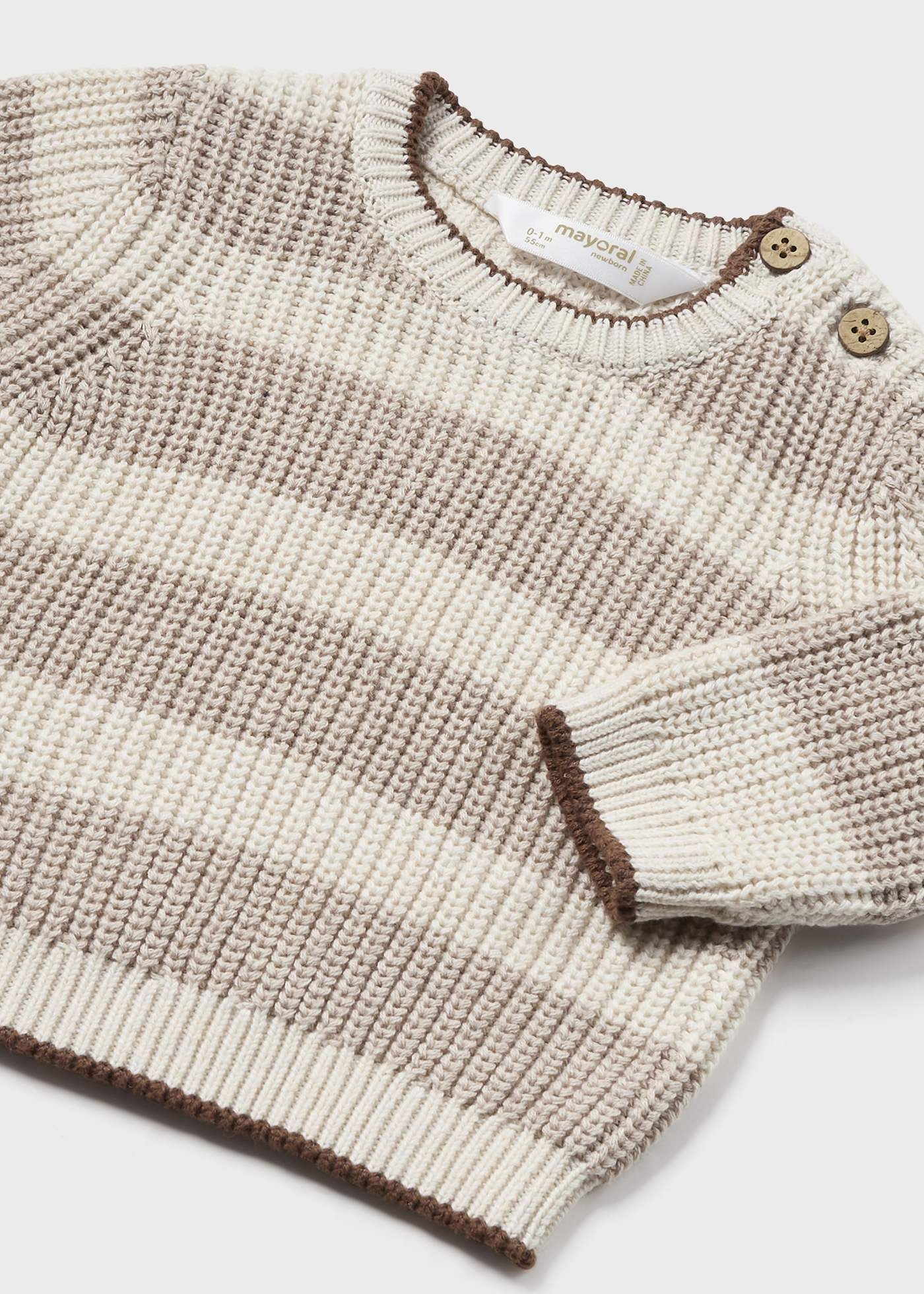 Sweter w paski dla maluszka