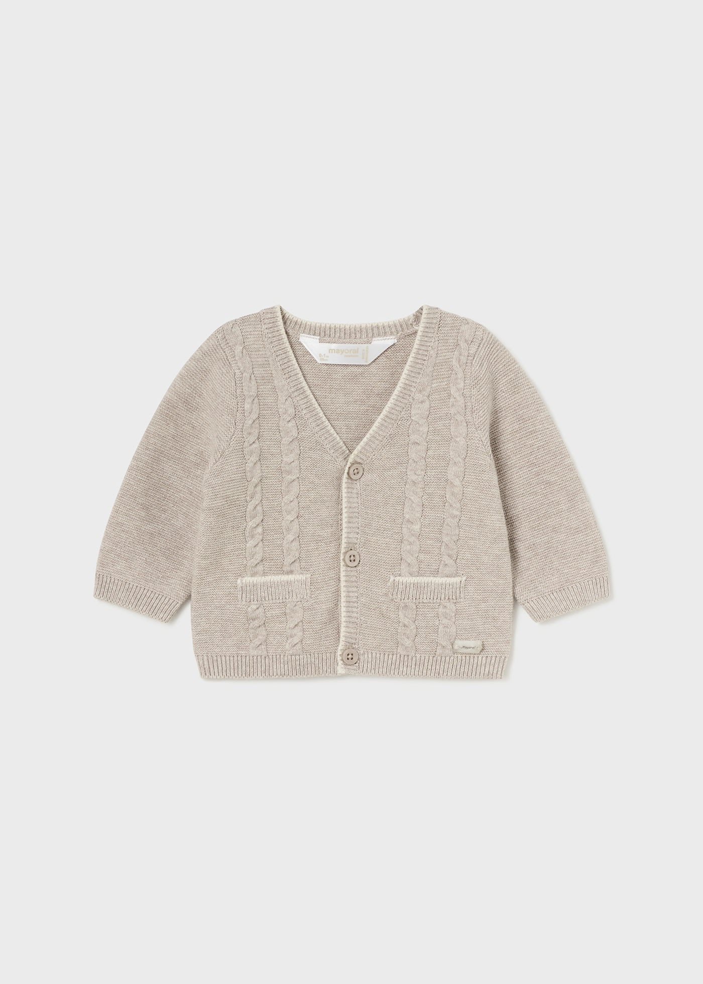 Cardigan Jacke Kontraste Neugeborene