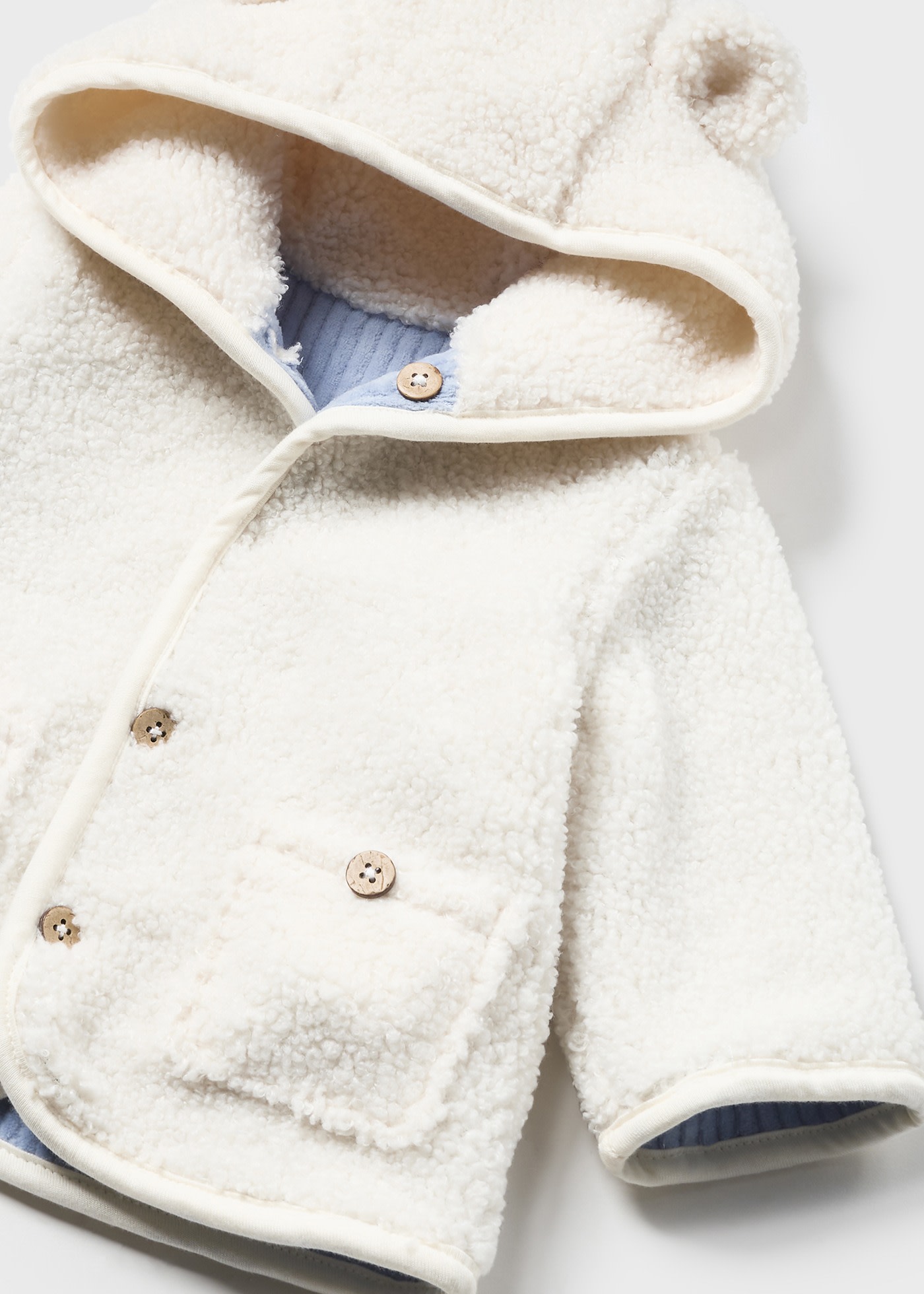 Newborn Reversible Faux Sheepskin Coat