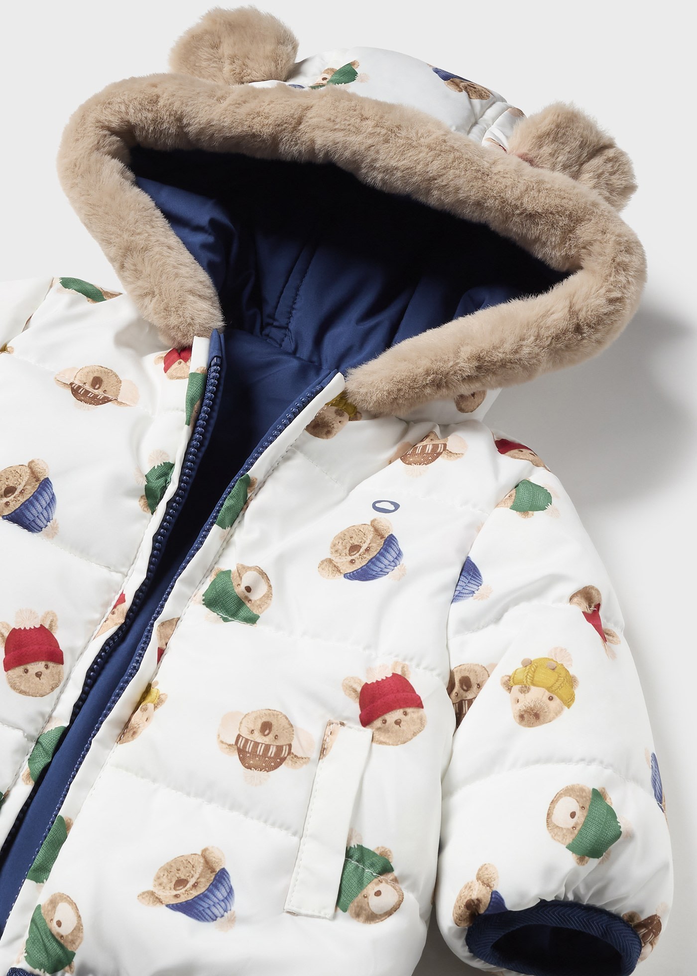 Newborn Boy Reversible Jacket