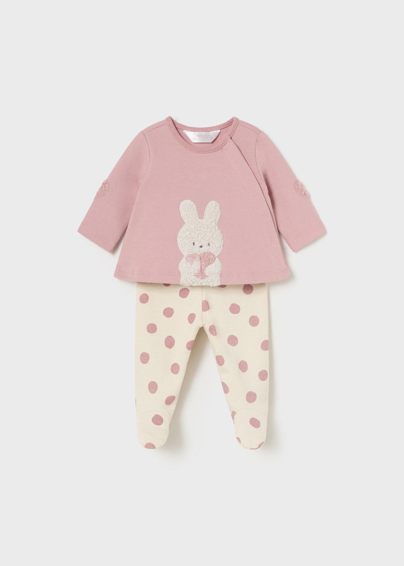 Newborn Print Footed Pants and T-Shirt Set