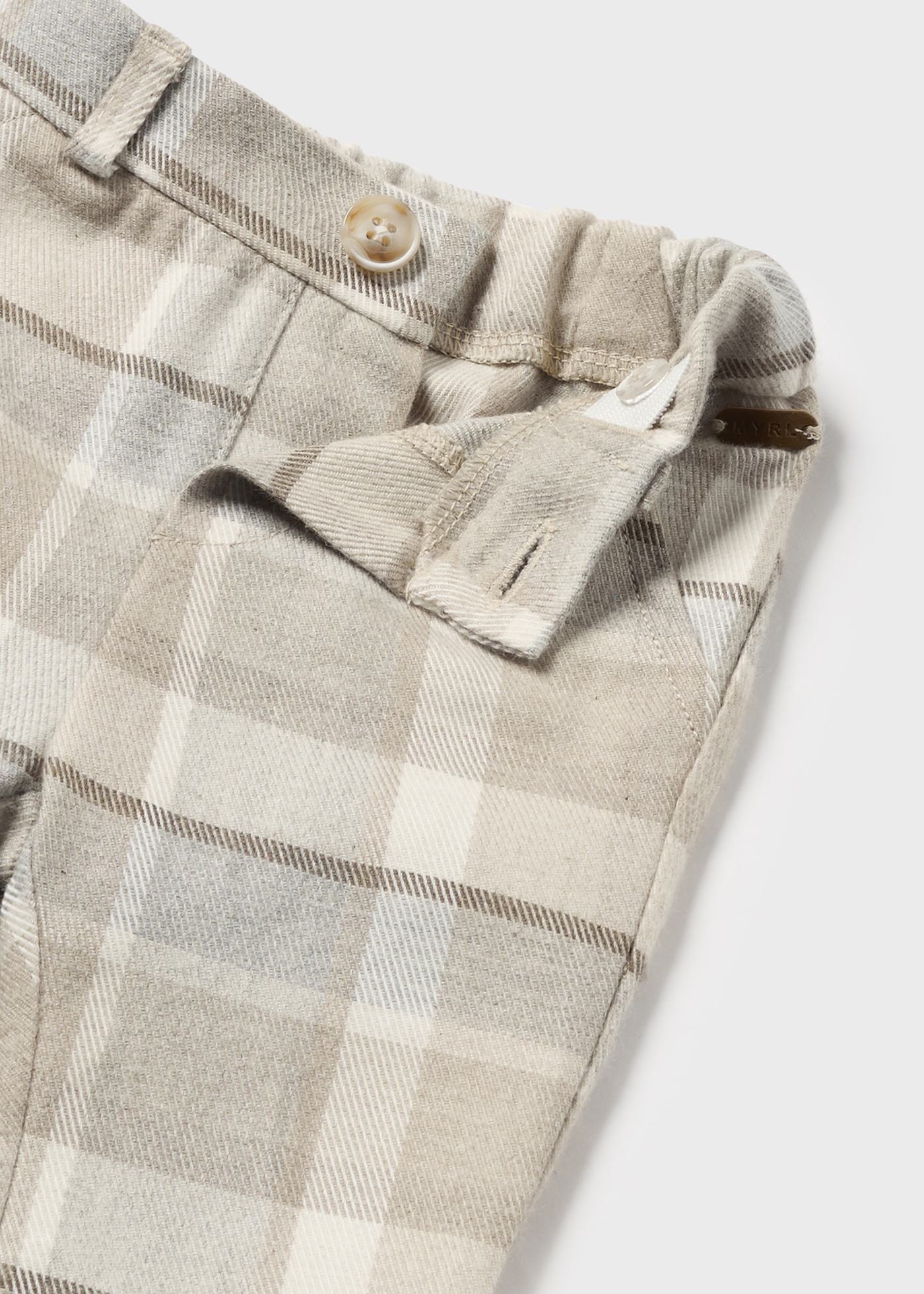 Pantaloni carouri nou-nascut