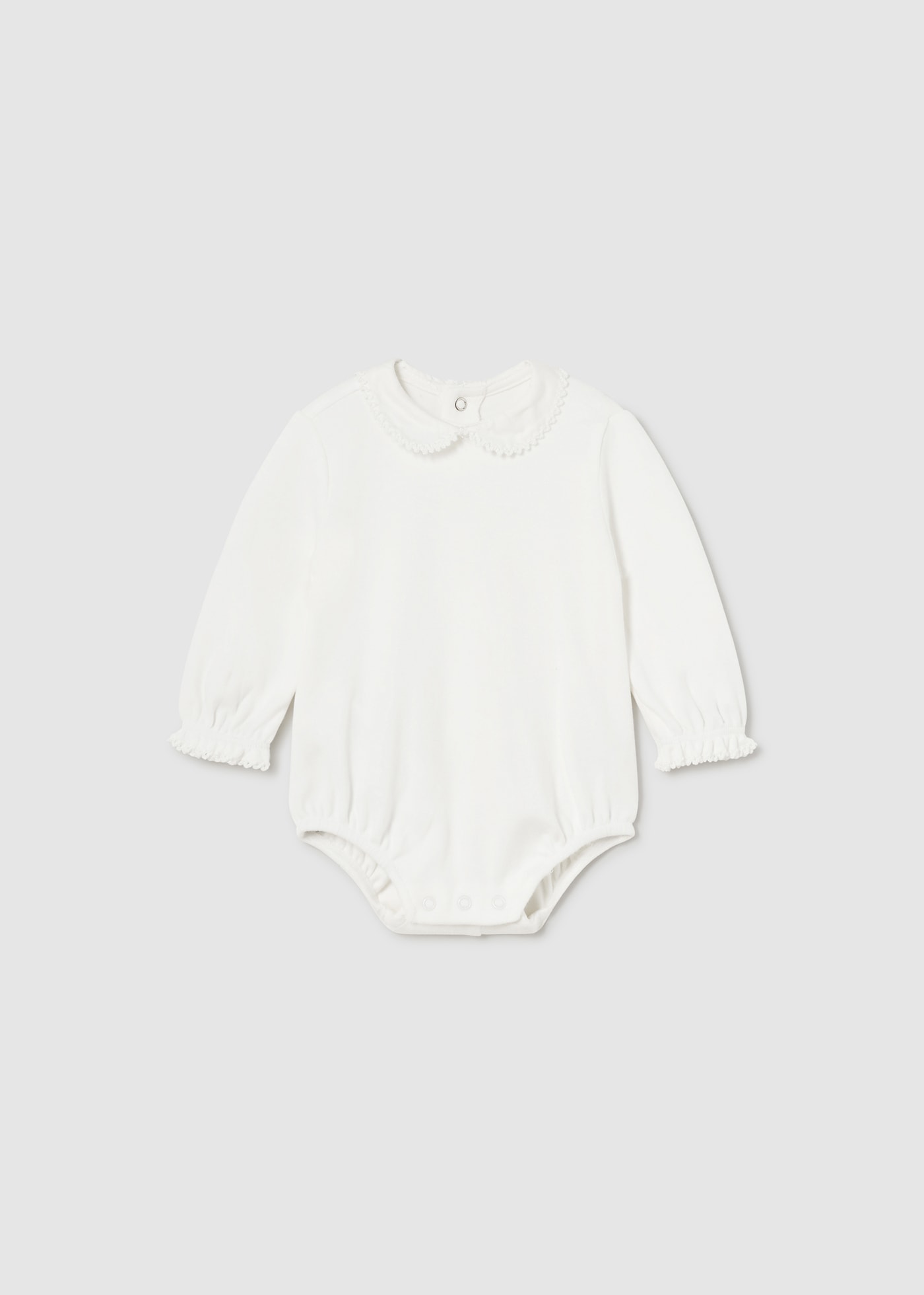 Newborn Ruffle Collar Bodysuit