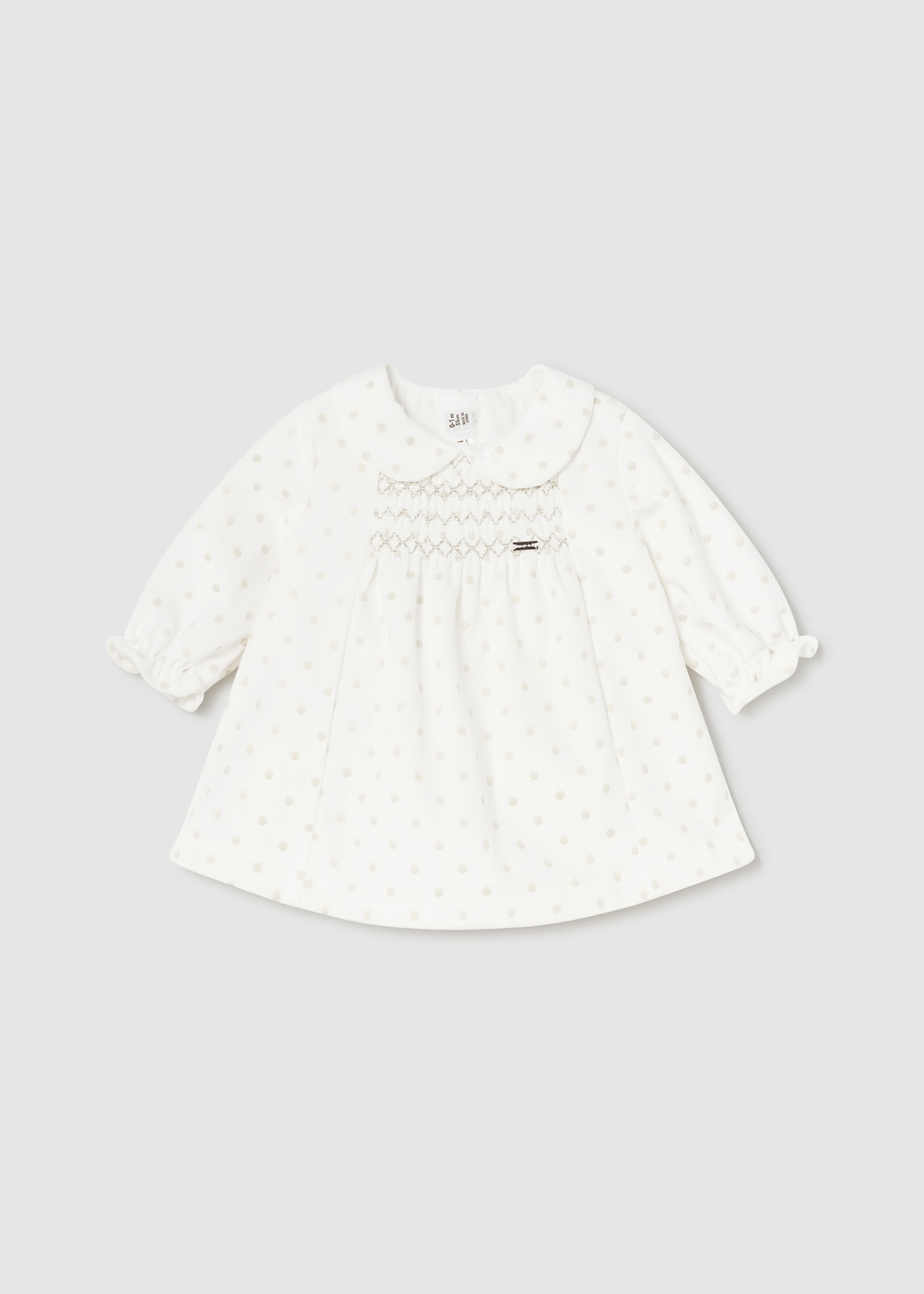Vestito velluto neonata
