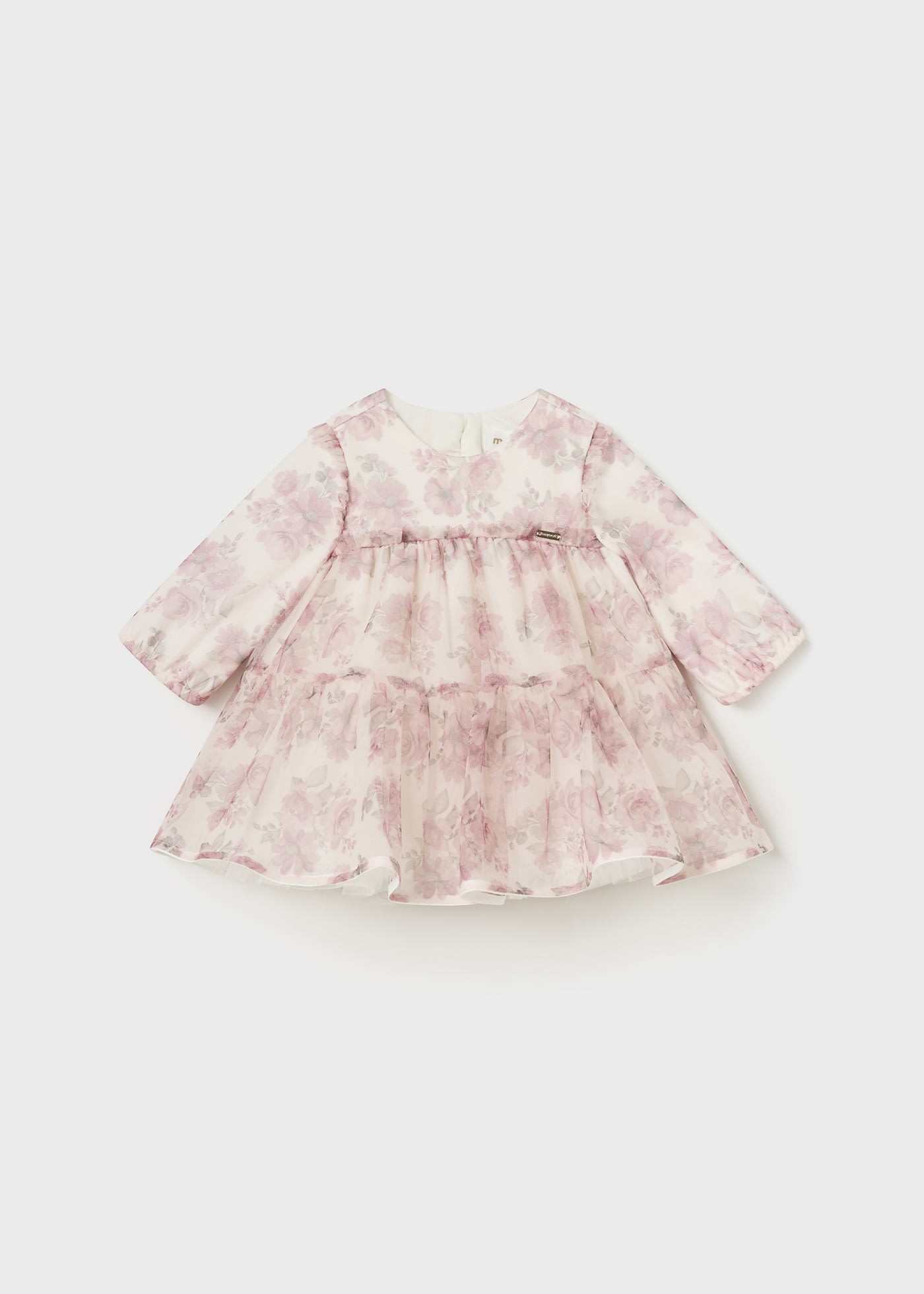 Vestido tule recém nascida