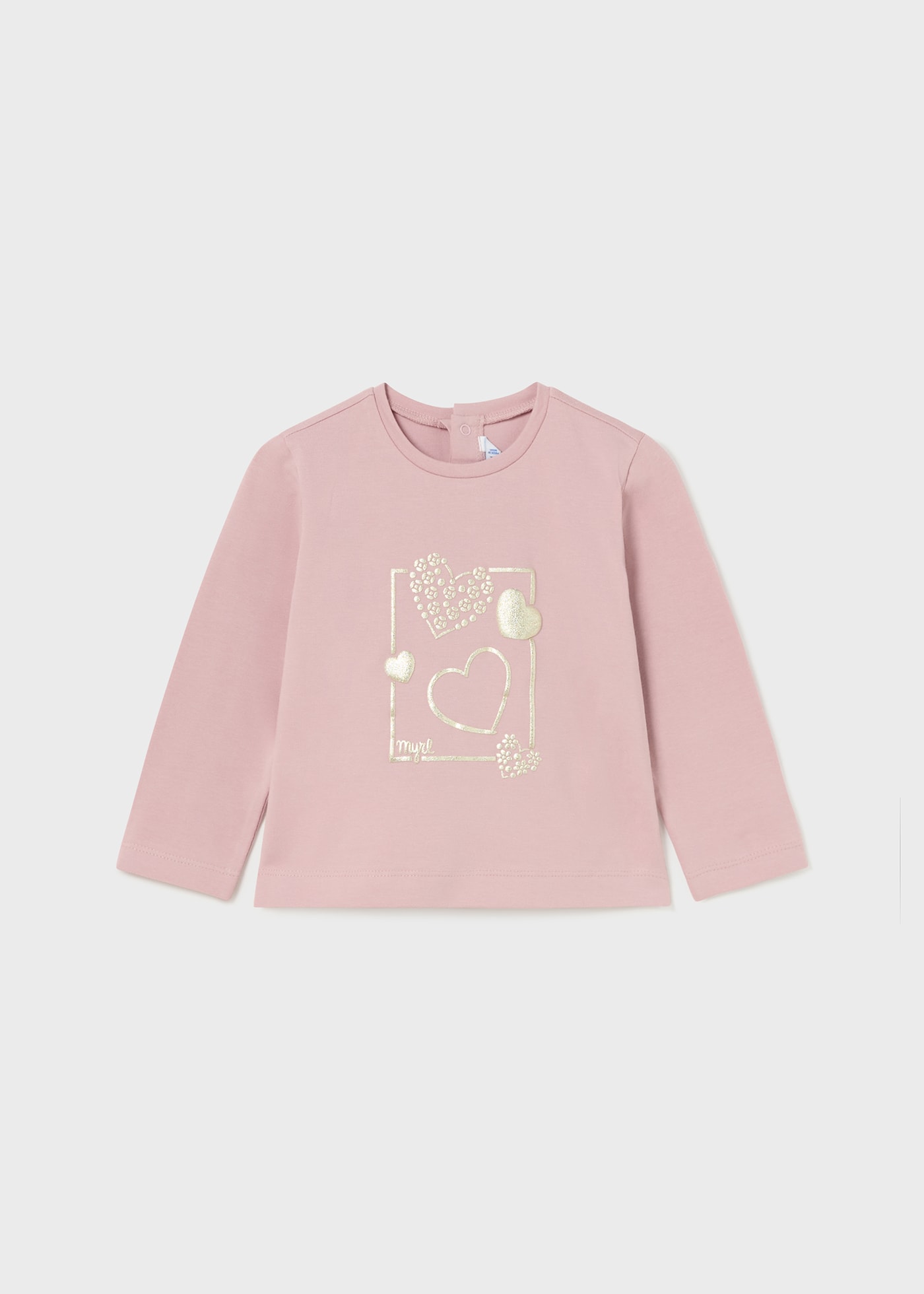 T-shirt basique cœurs bébé