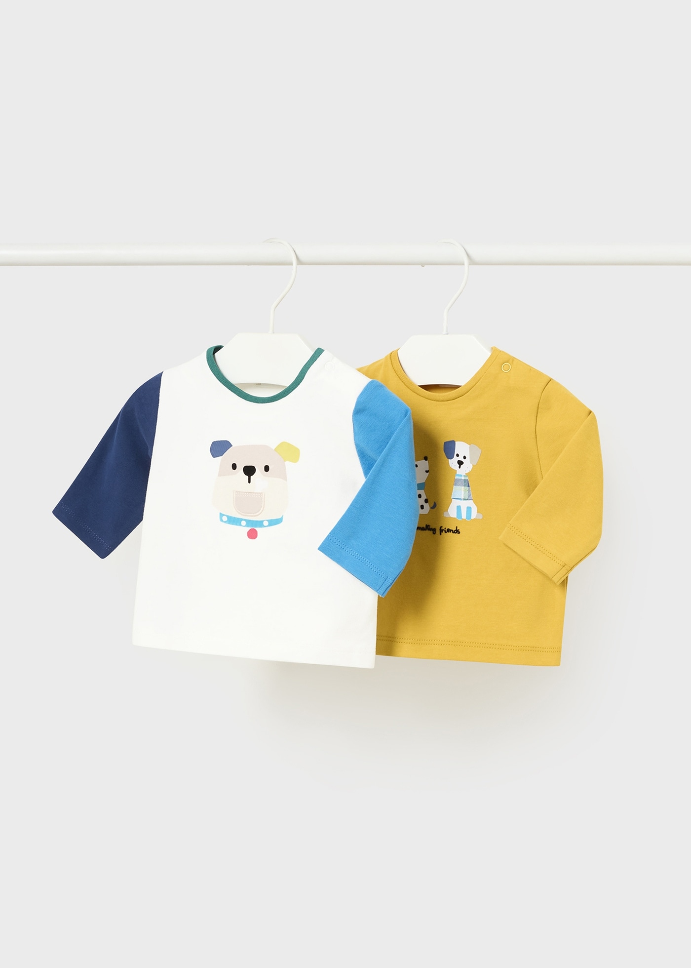 Newborn Boy Set of 2 Print T-Shirts