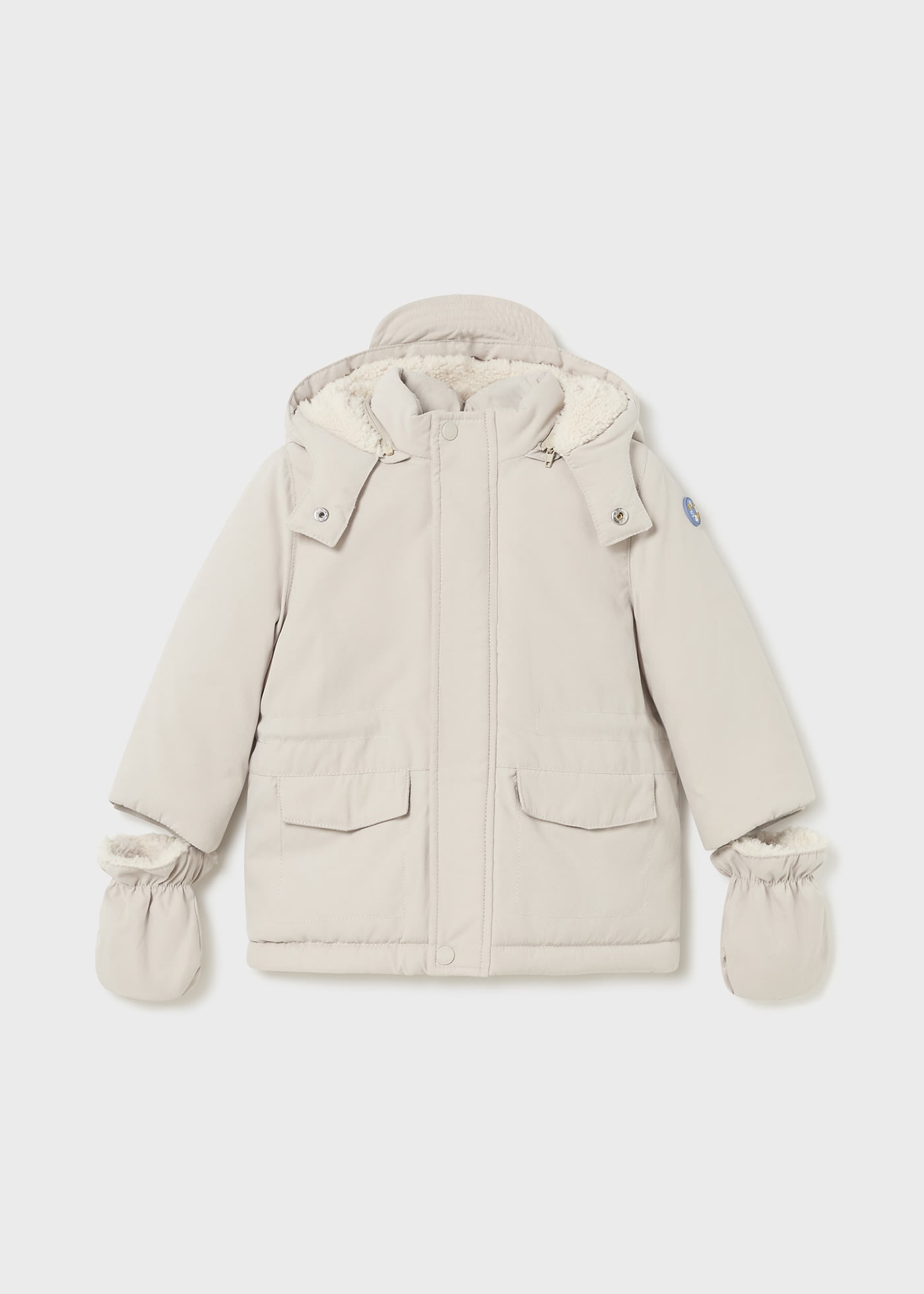 Manteau avec moufles bébé