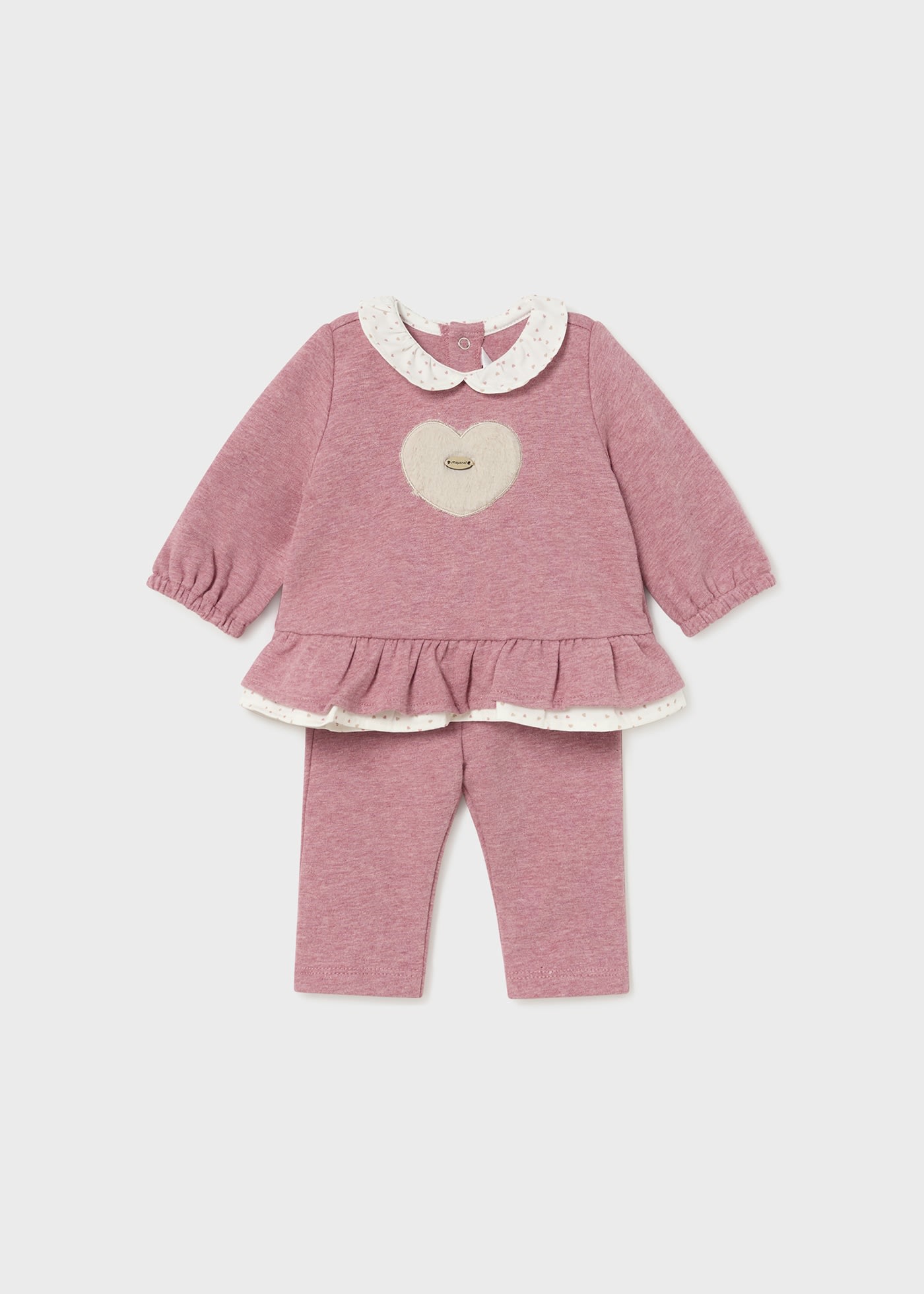 Newborn Girl Ruffle Jumper and Trousers Set