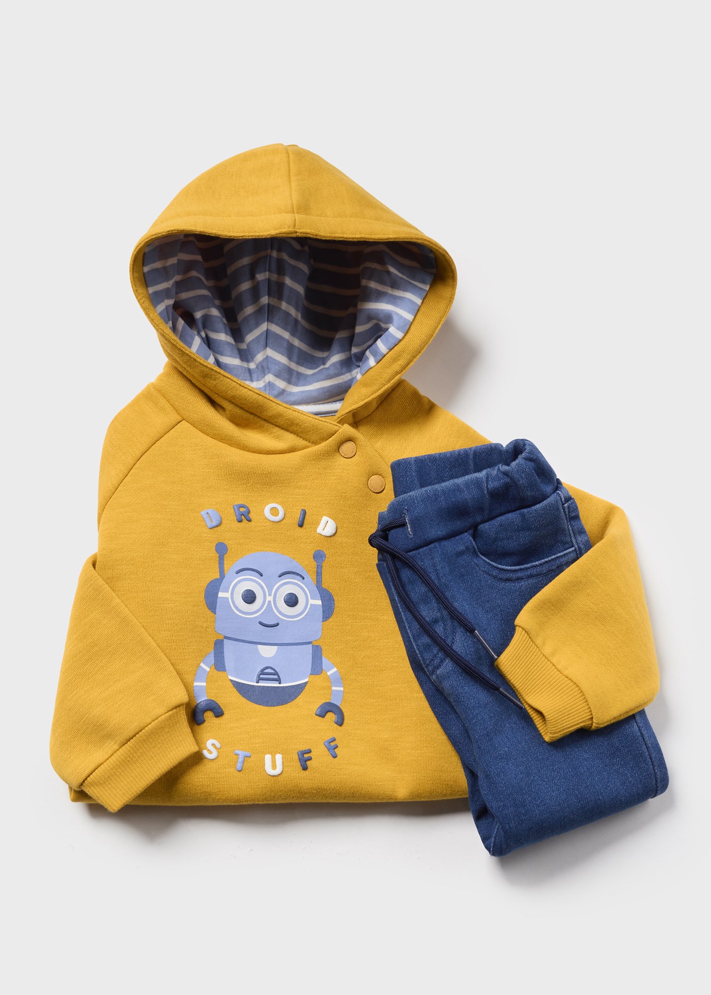 Baby Jeans with Hoodie Set