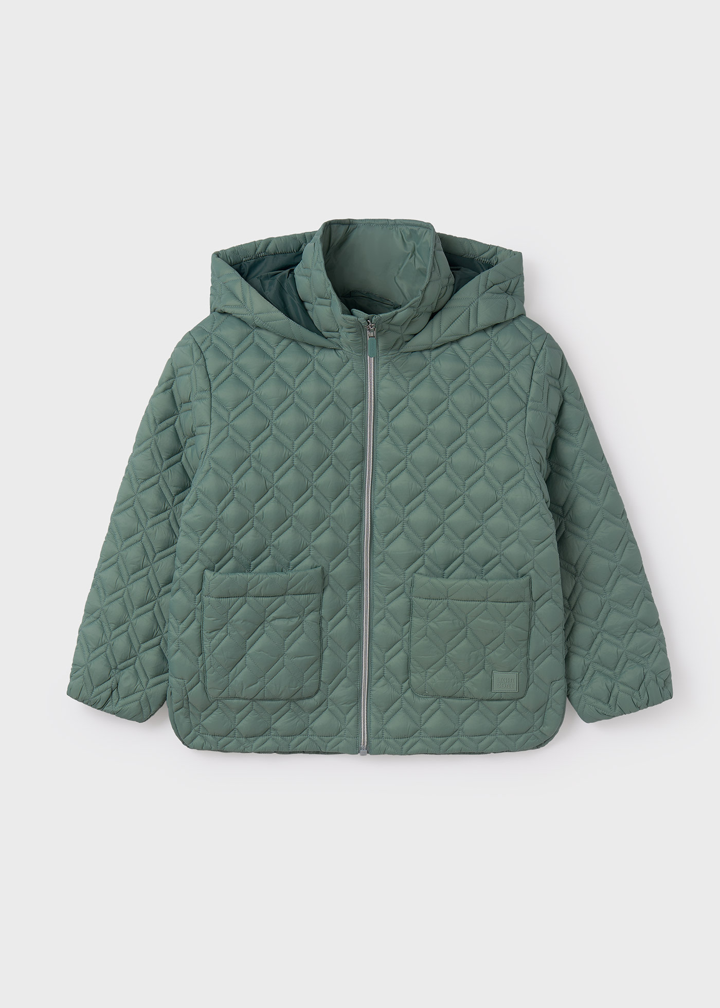 Girl Diamond Quilted Coat