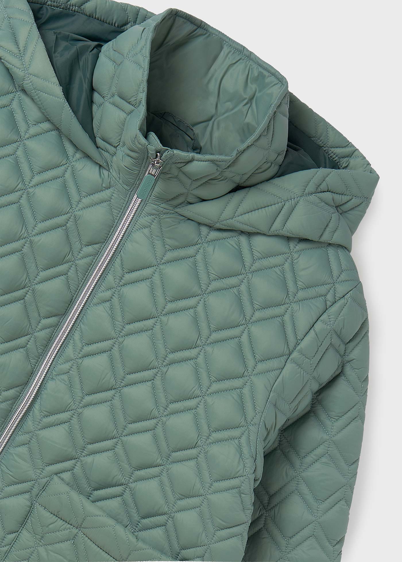 Girl Diamond Quilted Coat