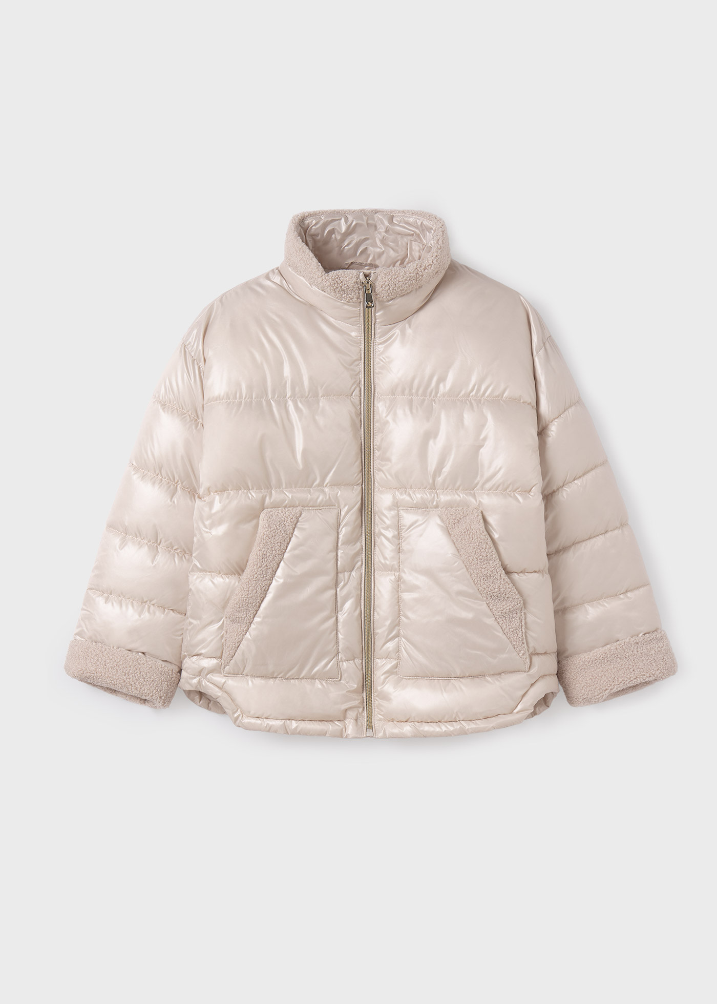 Manteau en peau de mouton fille