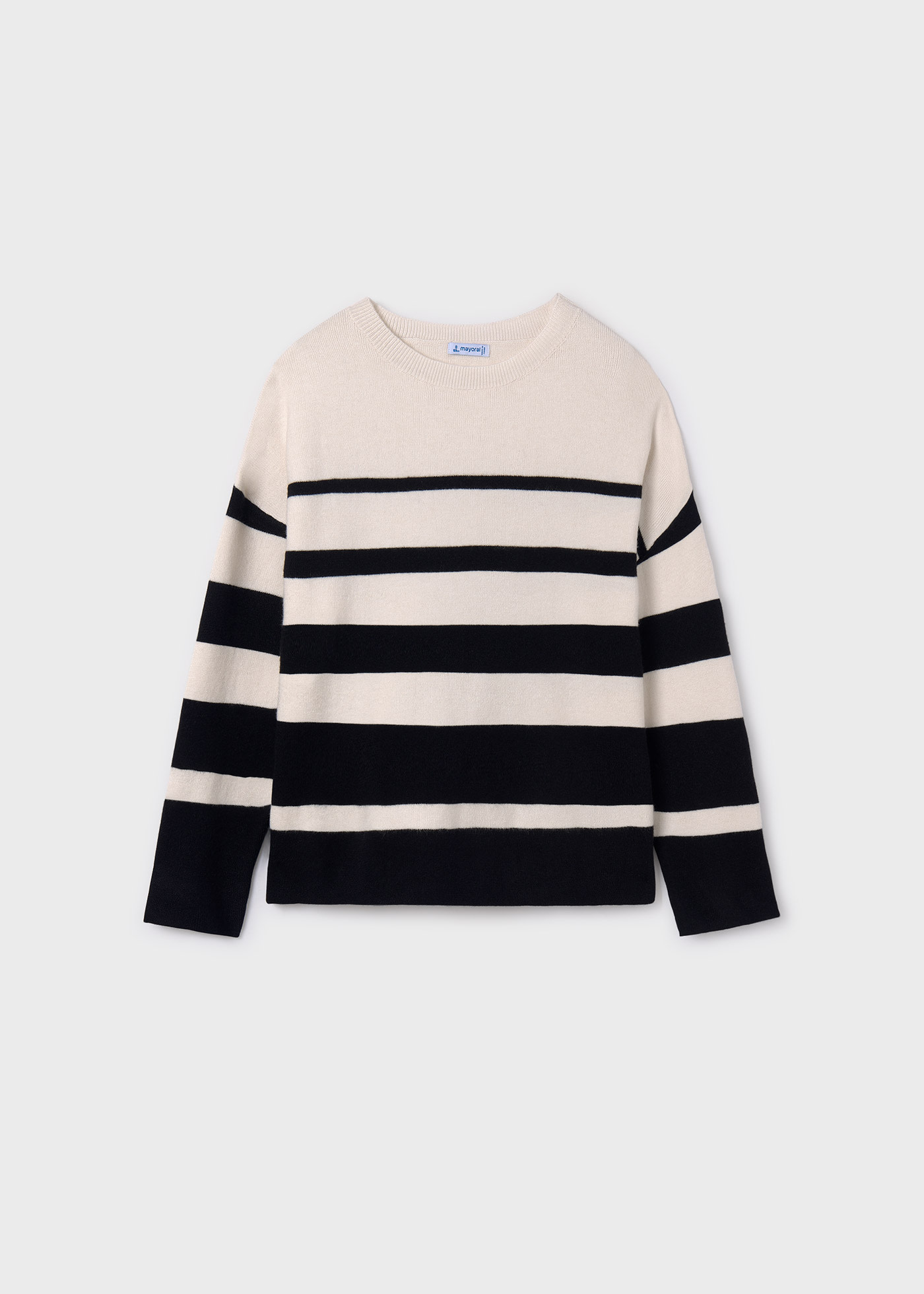 Sweter w pasy dla dziewczynki