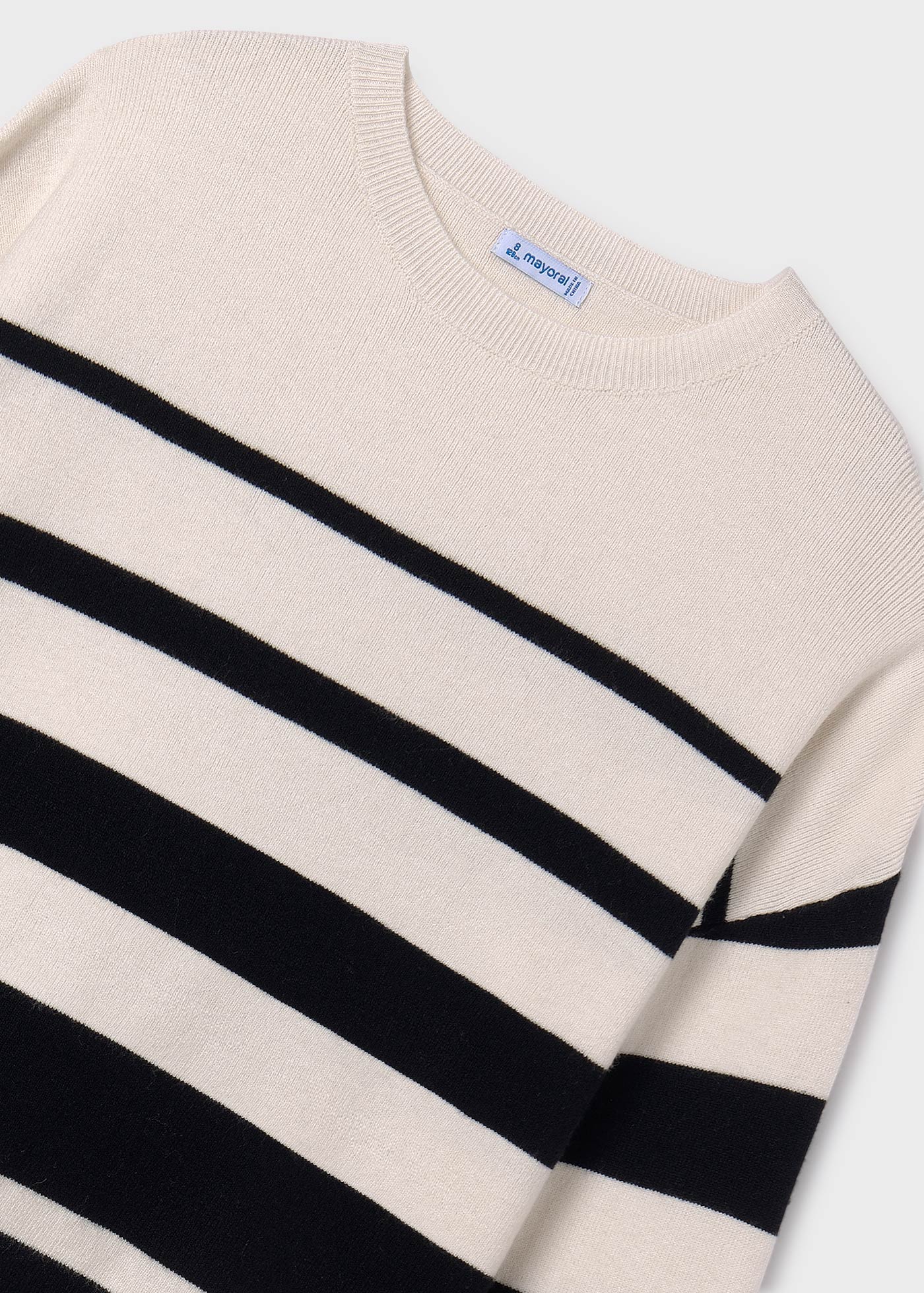 Sweter w pasy dla dziewczynki