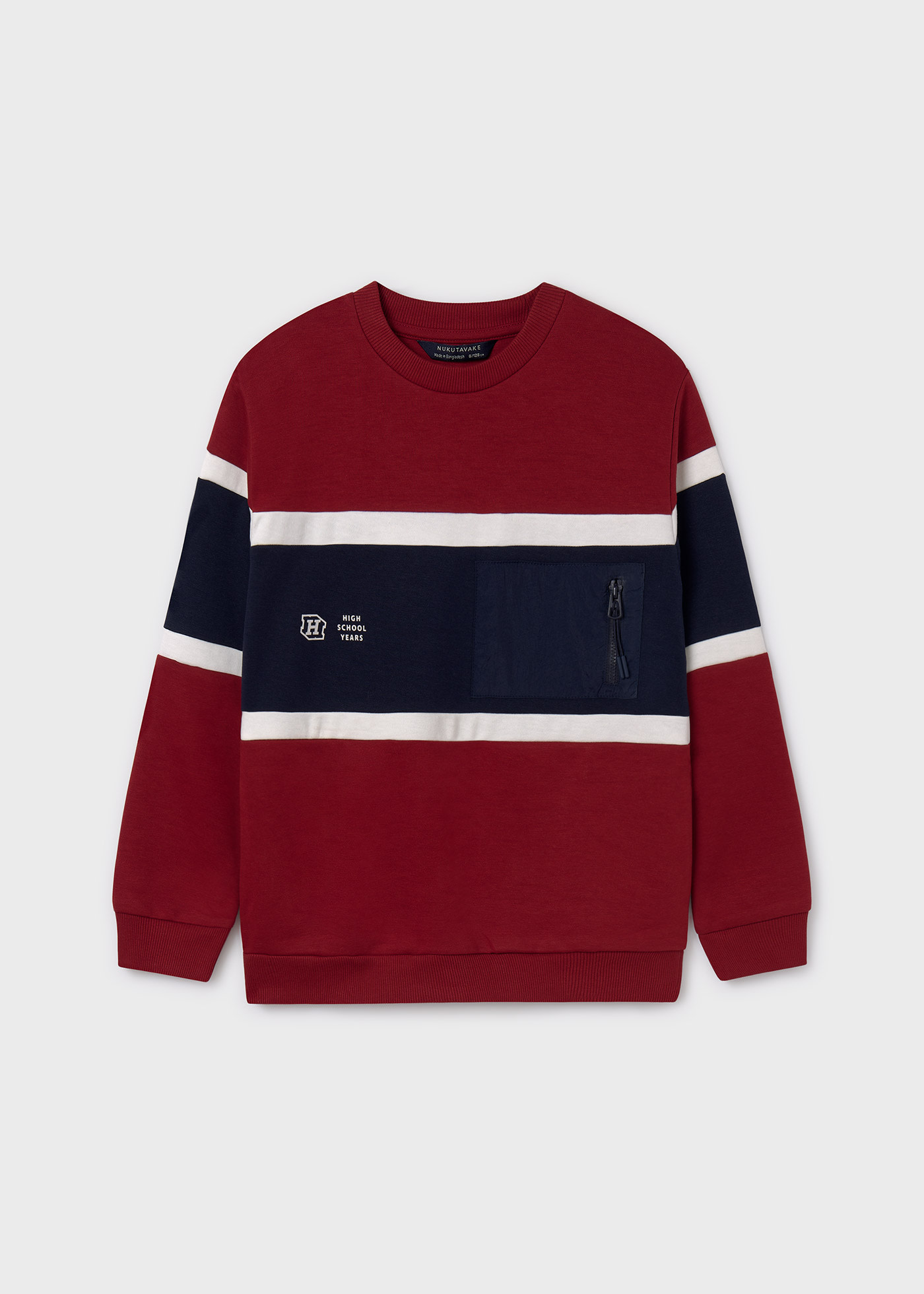 Boy Block Colour Jumper