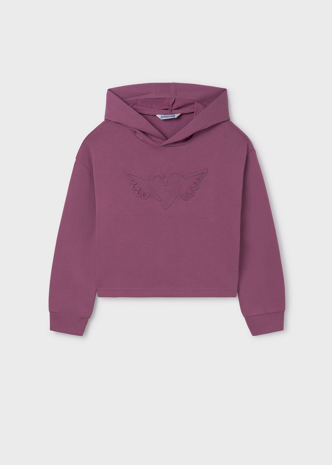 Bluza z sercem dla dziewczynki