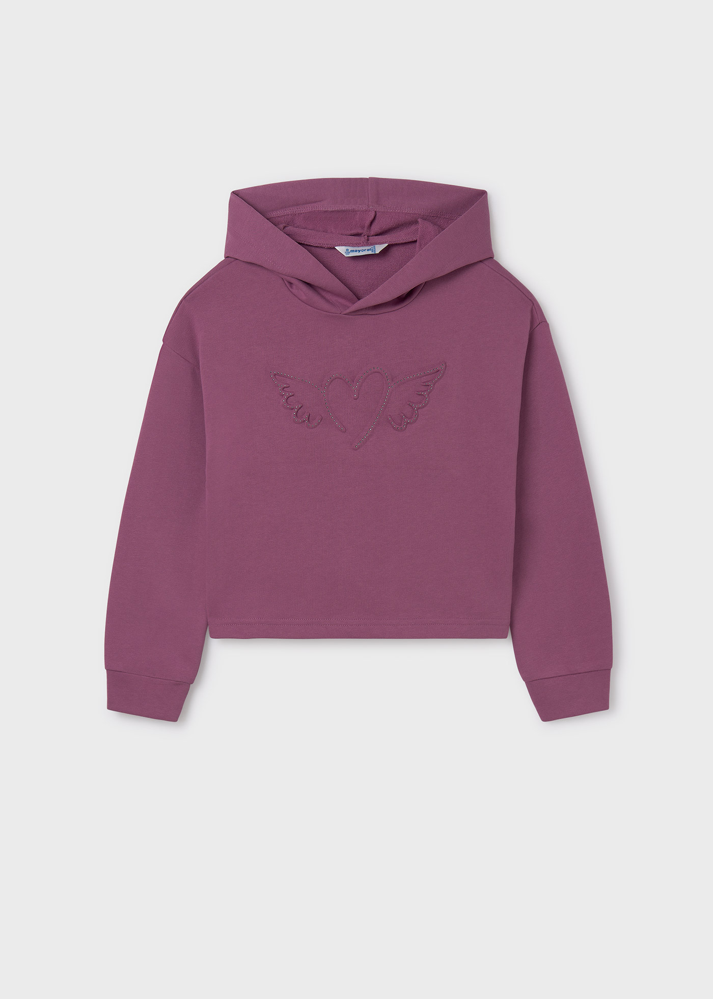 Sweatshirt heart print for girls