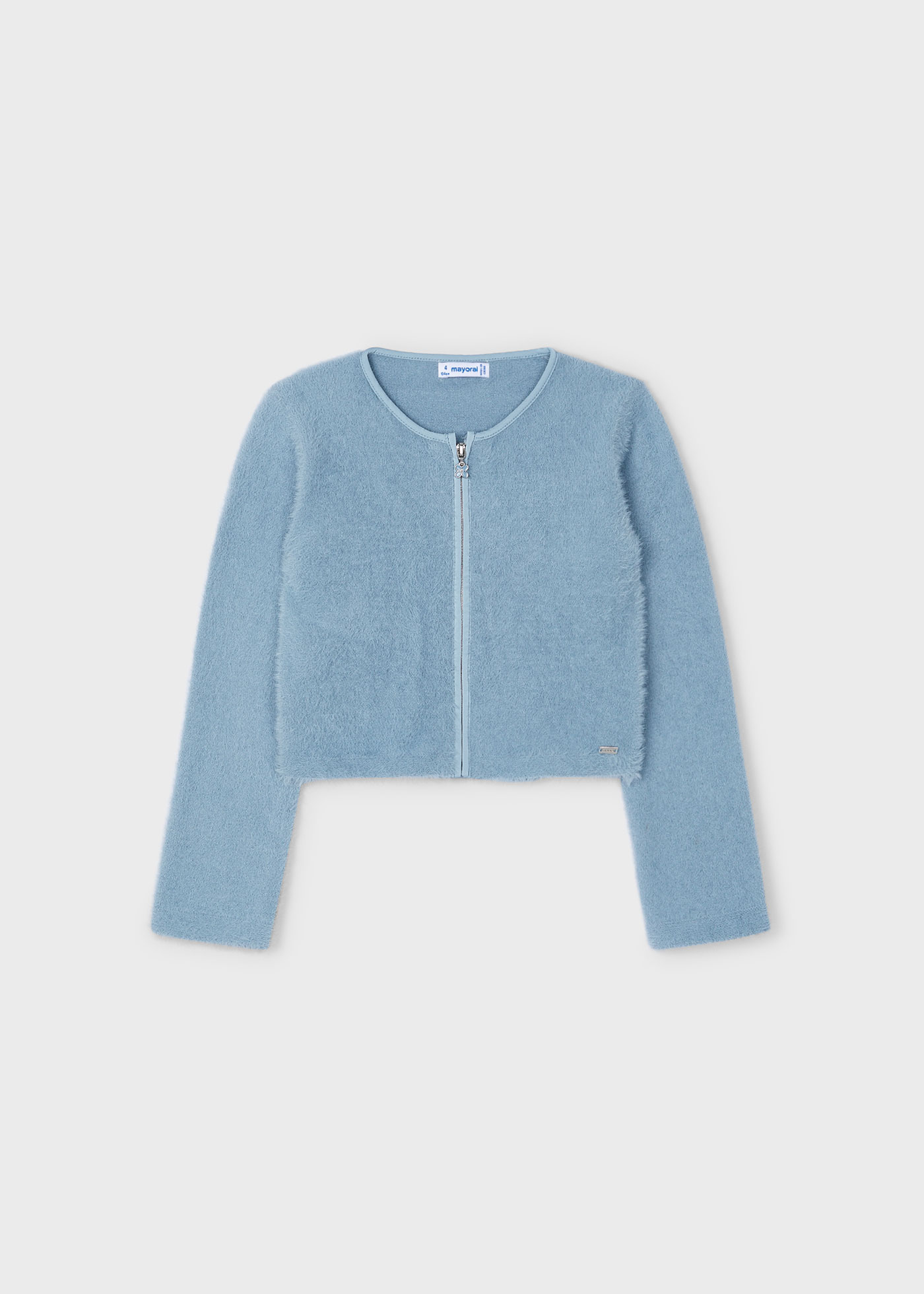 Cardigan tricot zippé fille