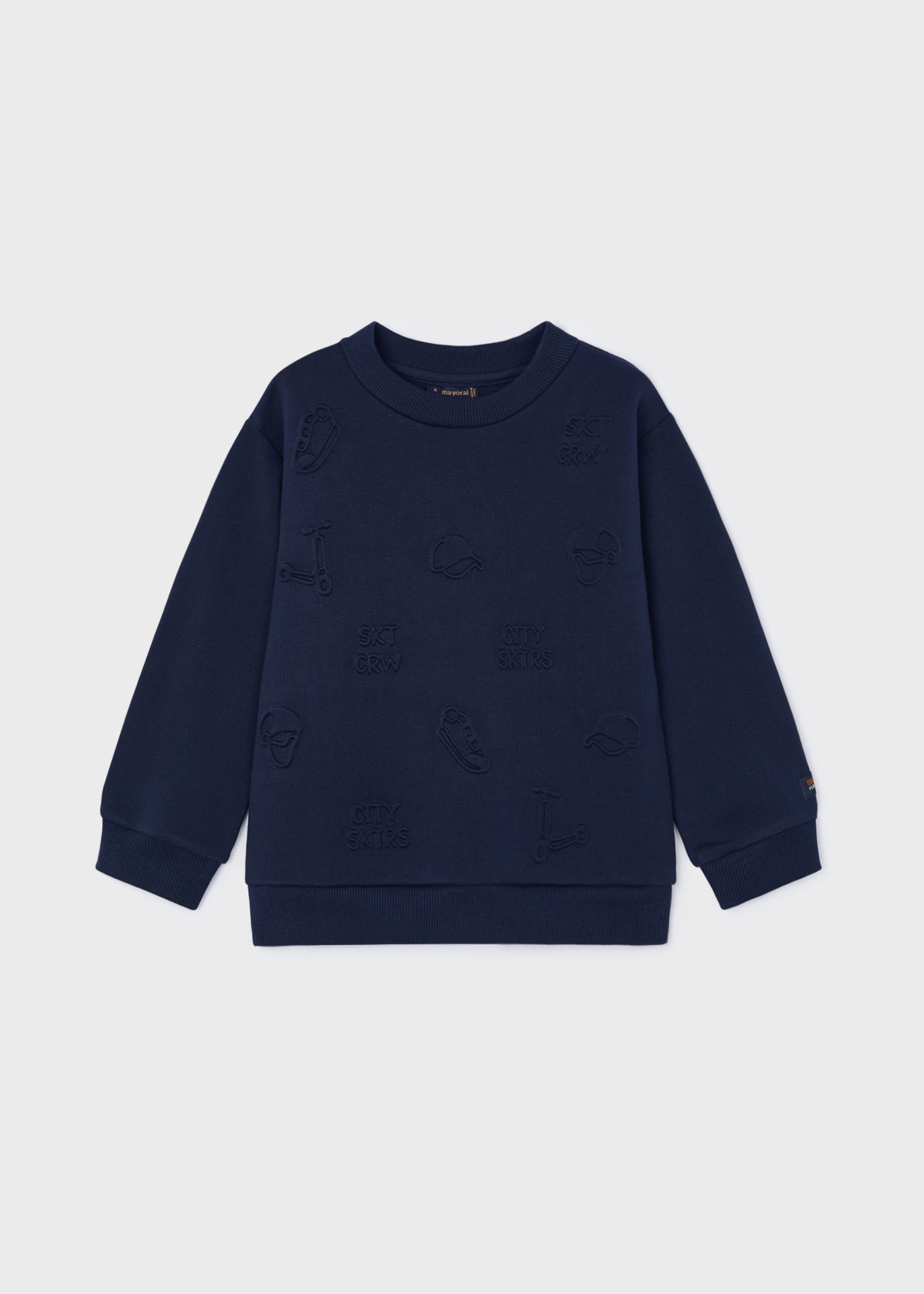 Boy Embossed Sweatshirt