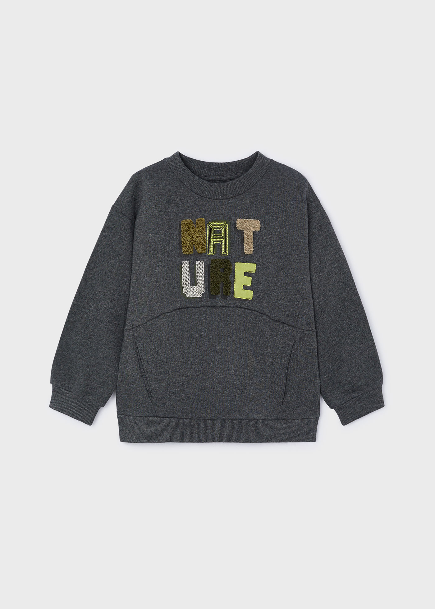 Boy Text Print Sweatshirt