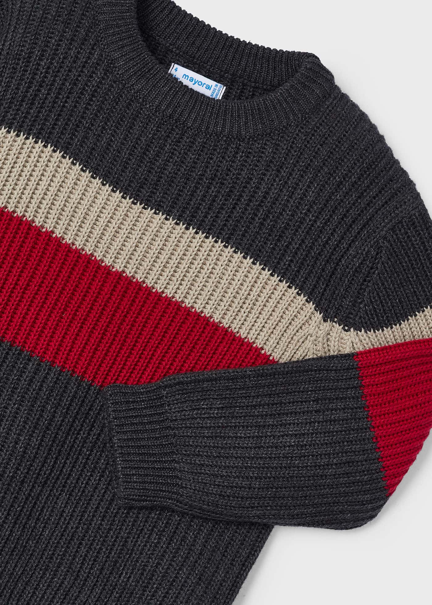 Boy Striped Ribbed Jumper