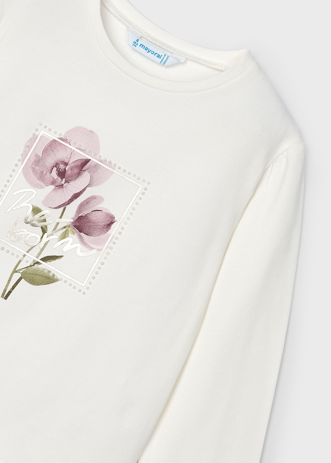 T-shirt fleurs fille