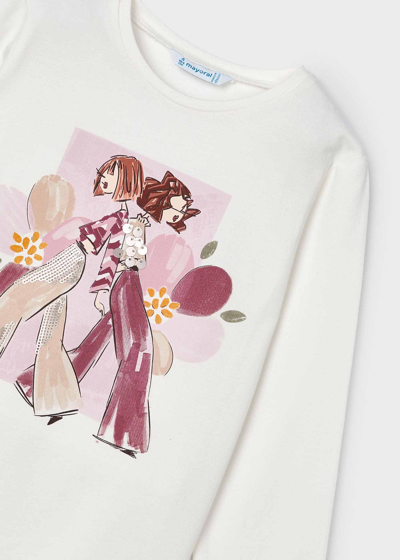 Maglietta grafica bambina
