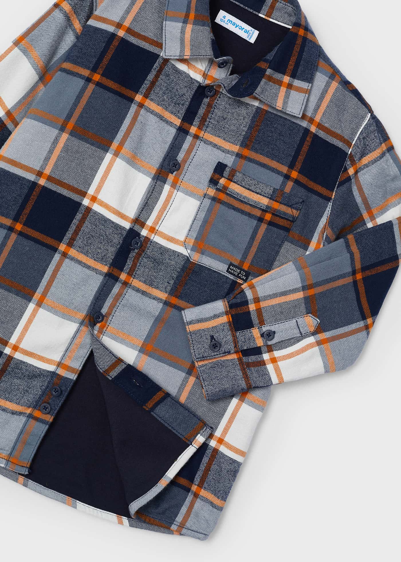 Boy Plaid Overshirt