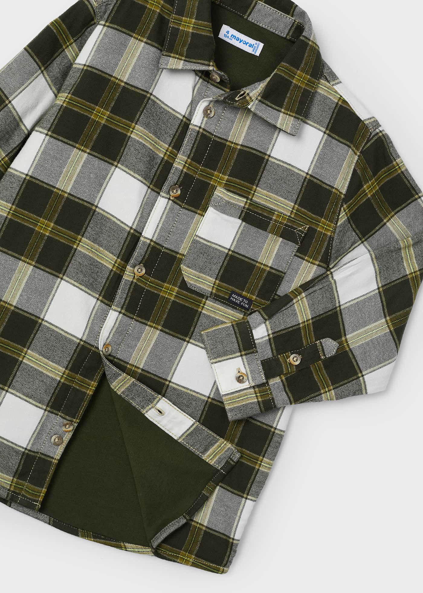 Boy Plaid Overshirt