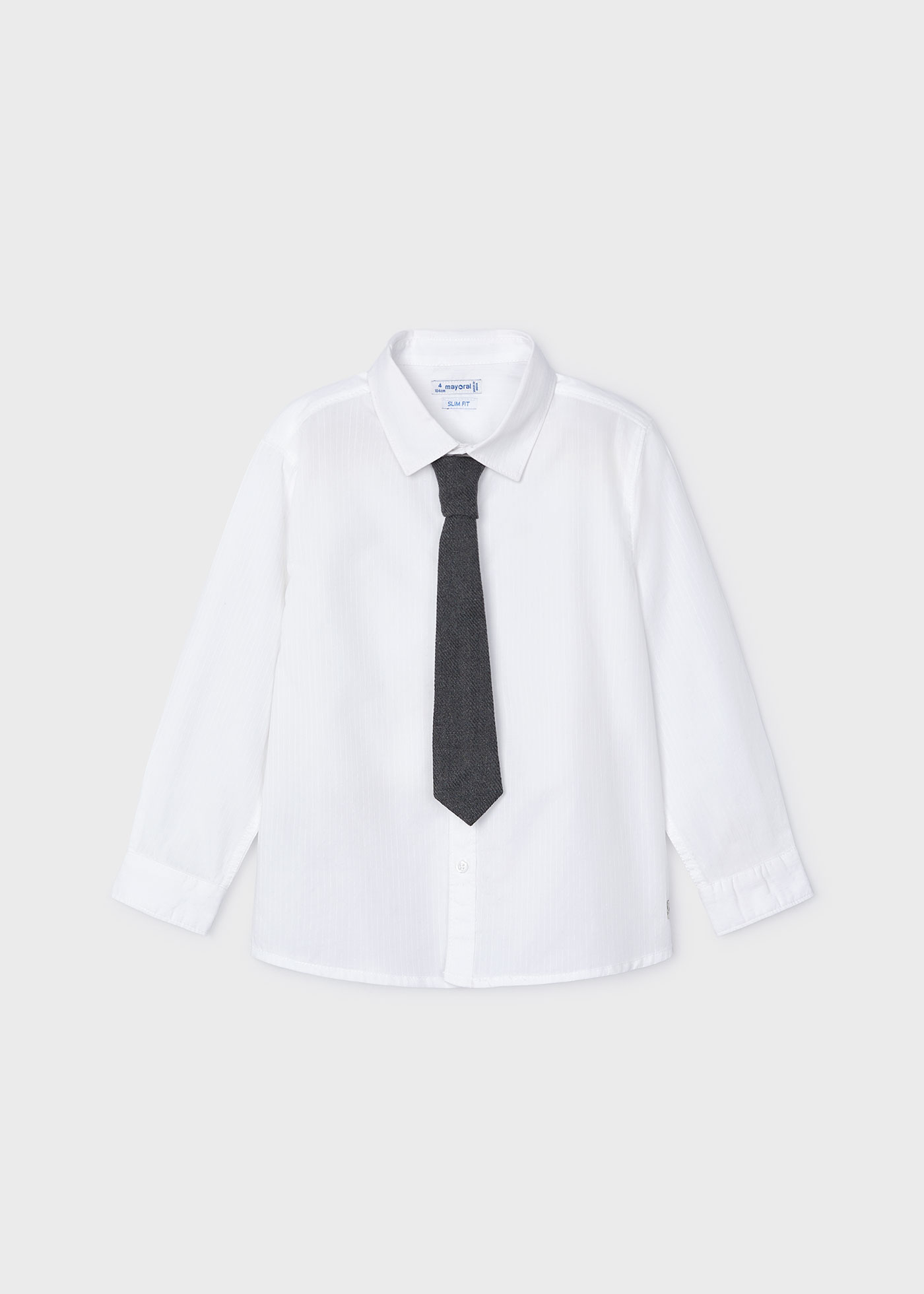 Camisa con corbata niño