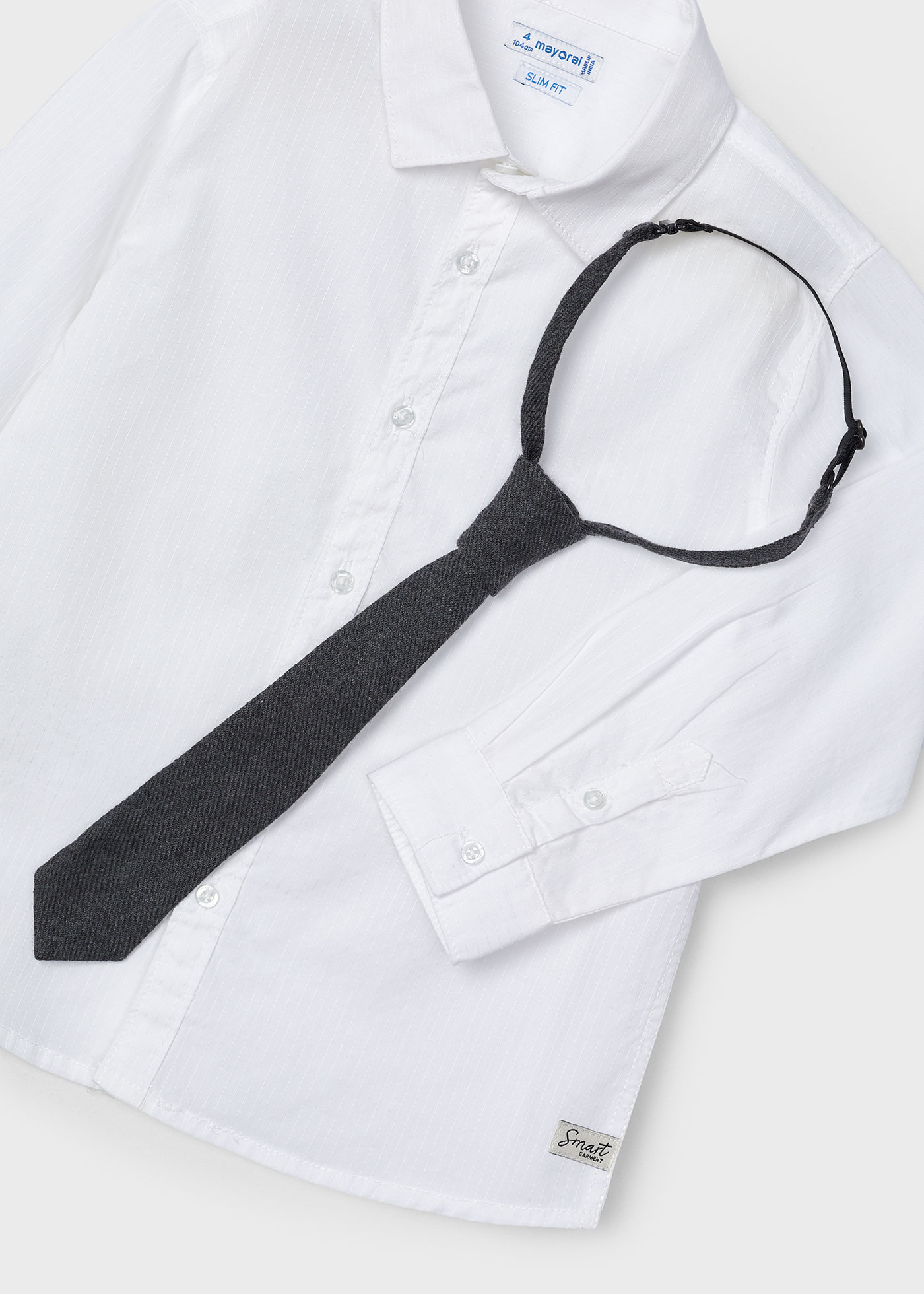 Camisa con corbata niño