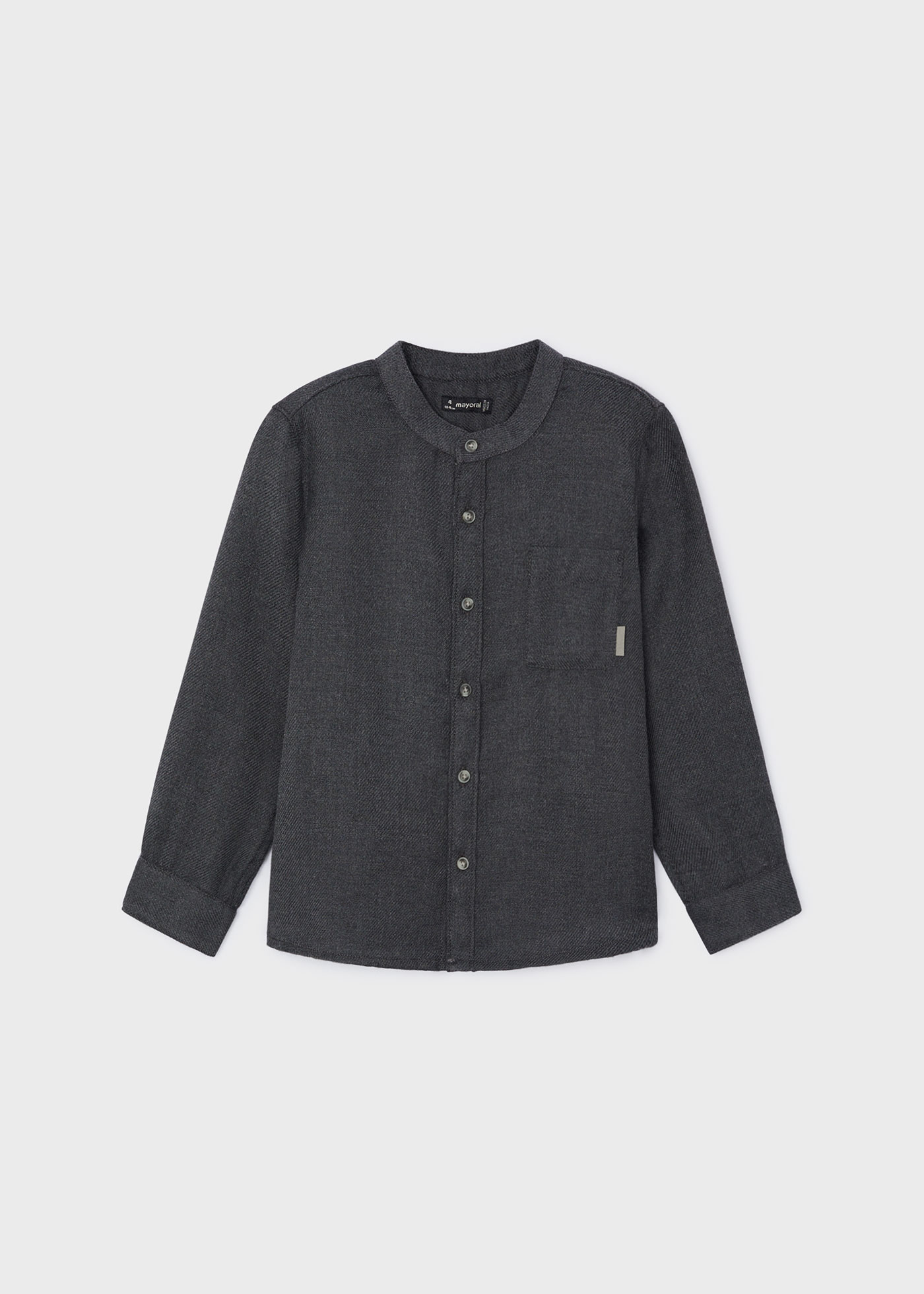 Camicia colletto coreana bambino