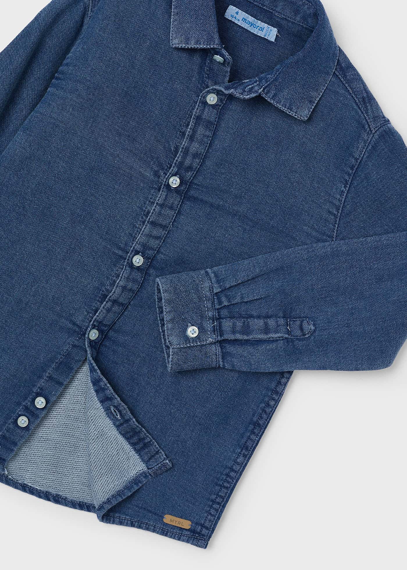 Chemise en denim garçon