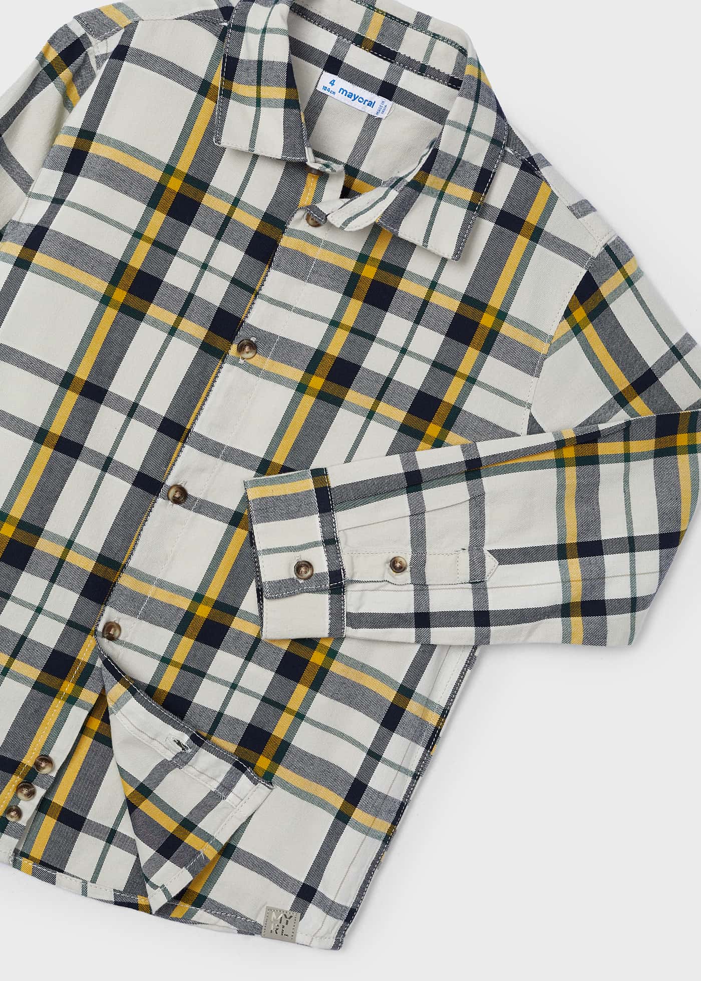 Camisa cuadros niño