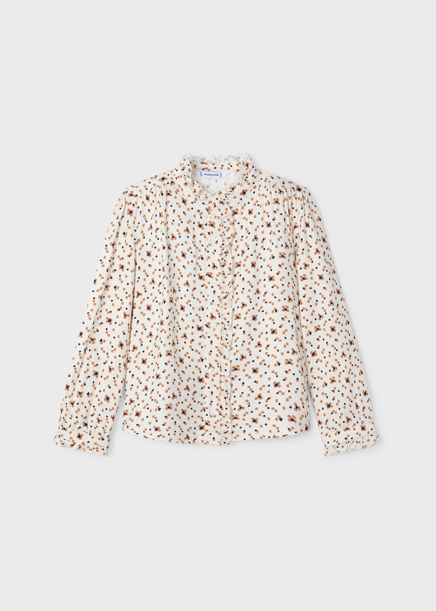 Bluza imprimata cu volanase fetita